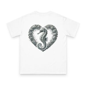 Coral Embrace Seahorse Tee