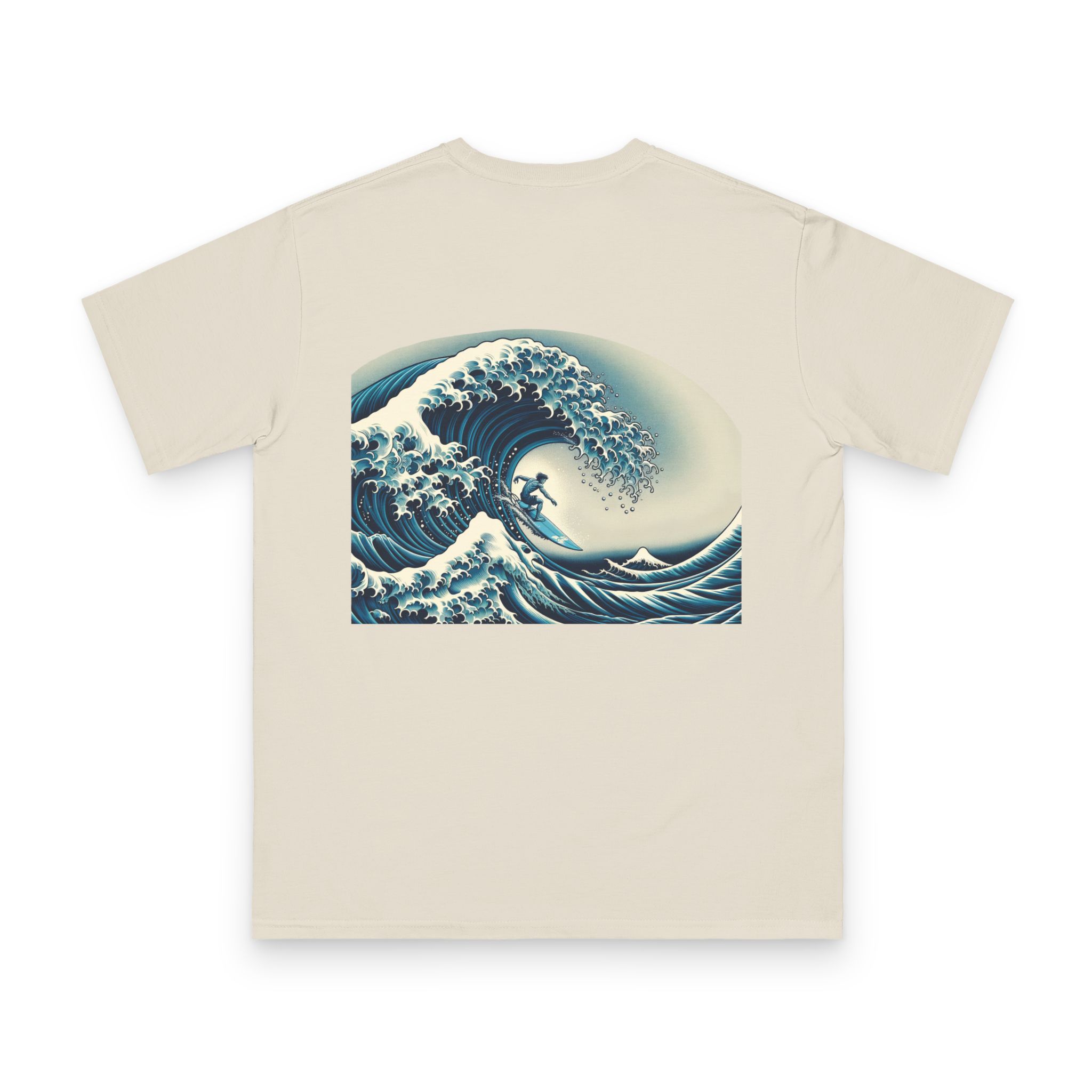 Hokusai Surfer and Fuji T-Shirt 8 OceanerosOcean Devotion Apparel Hokusai Surfer and Fuji T-Shirt