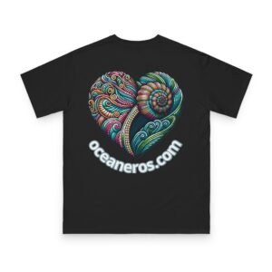 Shell as a heart with Oceaneros - Organic Unisex Classic T-Shirt