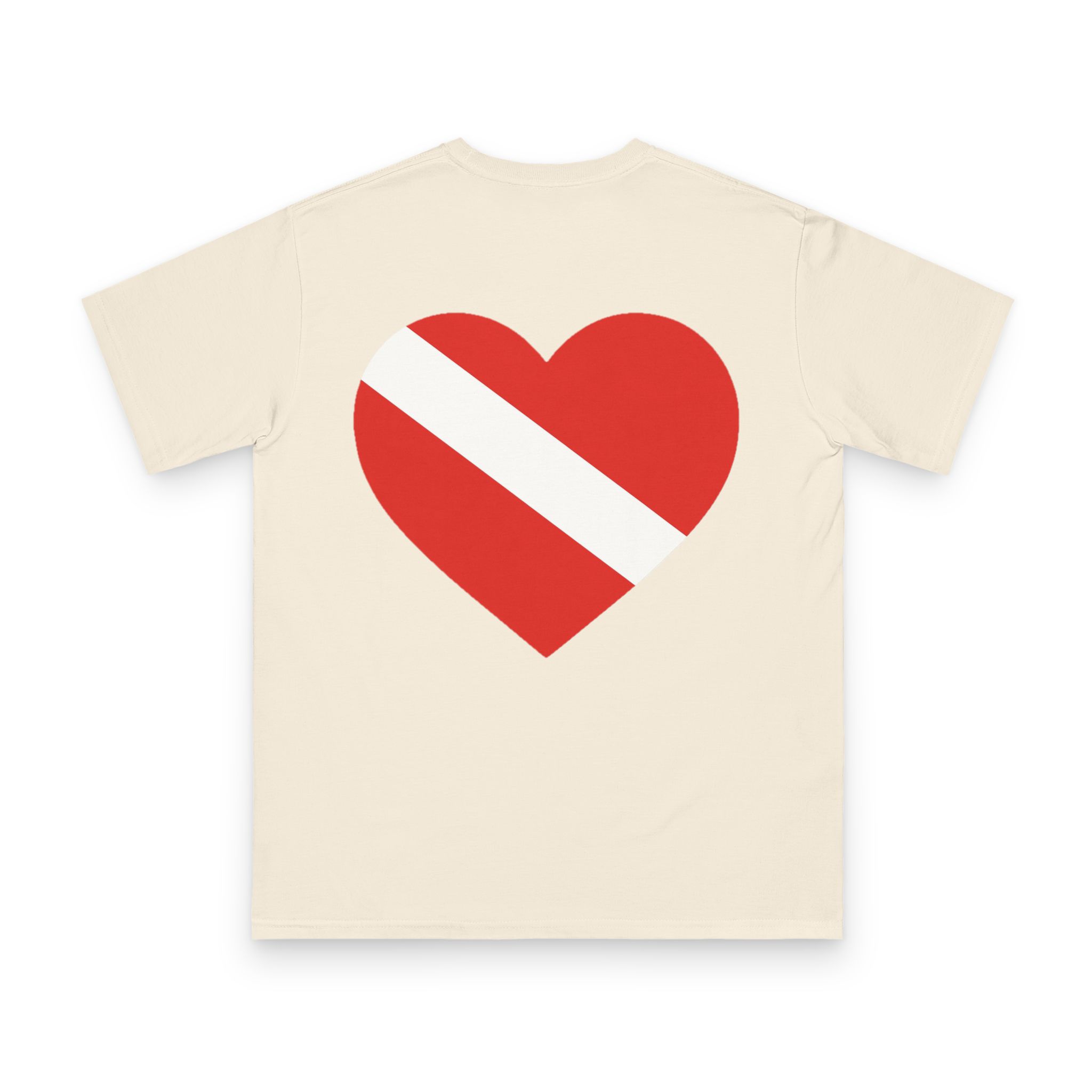Diver Down Flag T-Shirt 14 OceanerosOcean Devotion Apparel Diver Down Flag T-Shirt - the red and white diver down flag