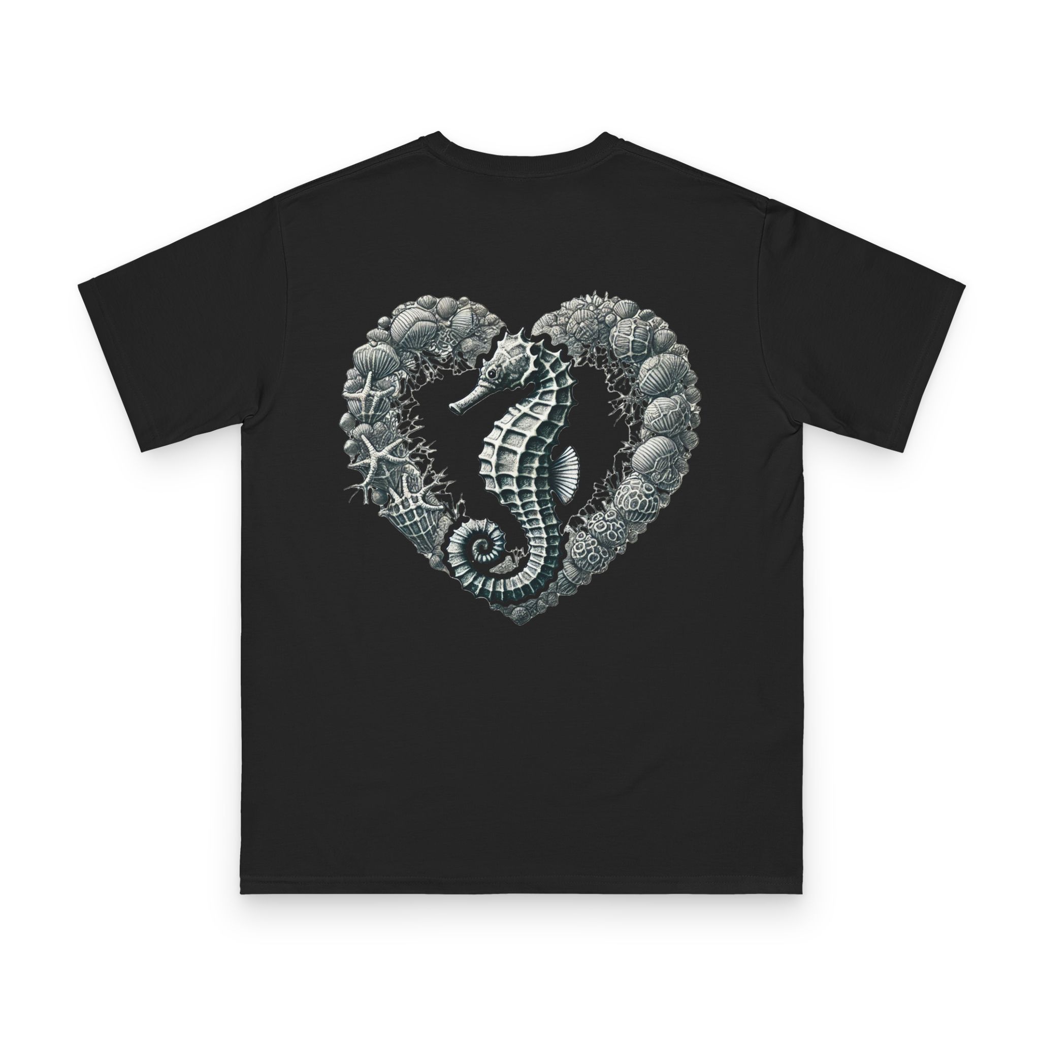 Coral Embrace Seahorse Tee 10 OceanerosOcean Devotion Apparel Coral Embrace Seahorse Tee