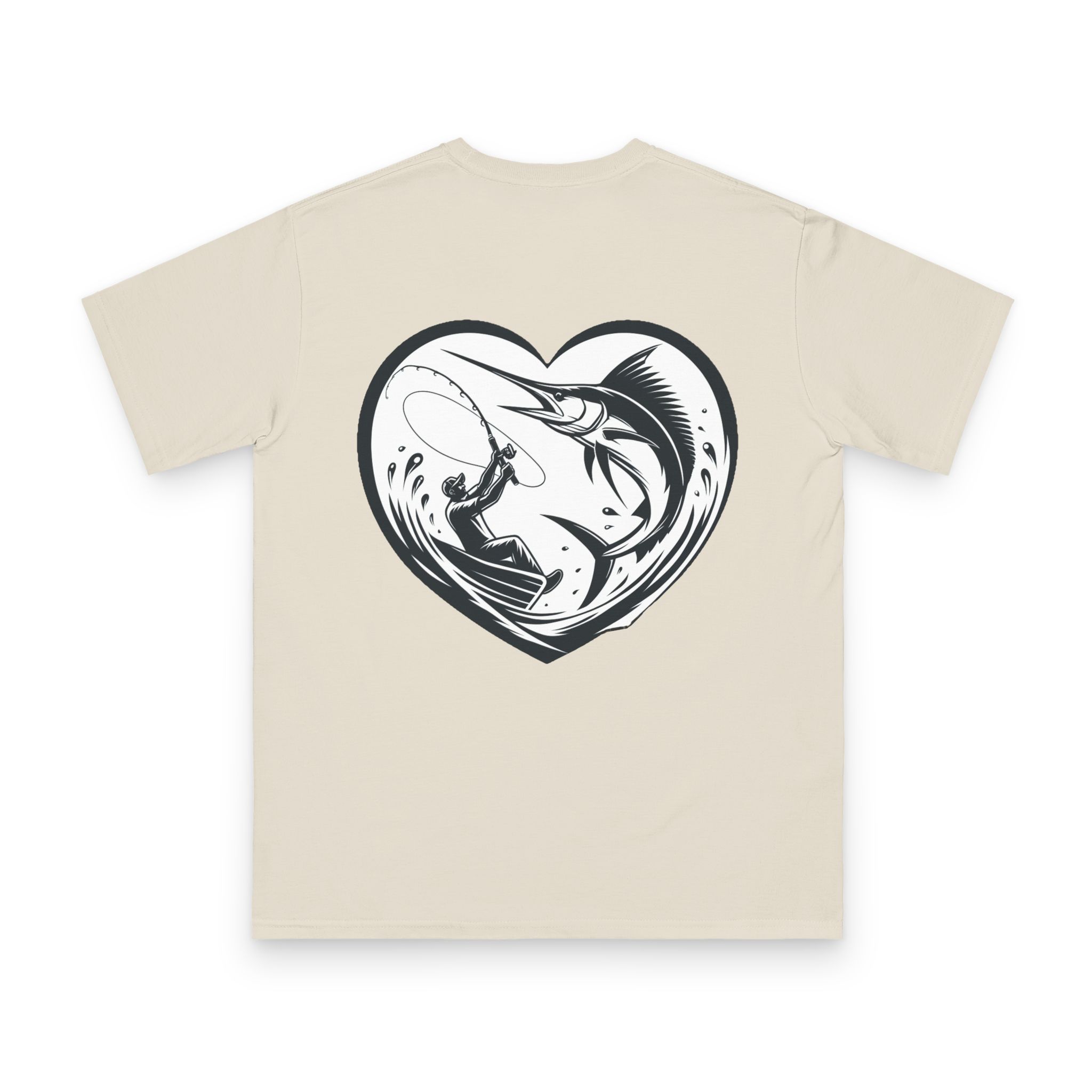 Fisherman and Sailfish T-Shirt 1 OceanerosOcean Devotion Apparel Fisherman and Sailfish T-Shirt