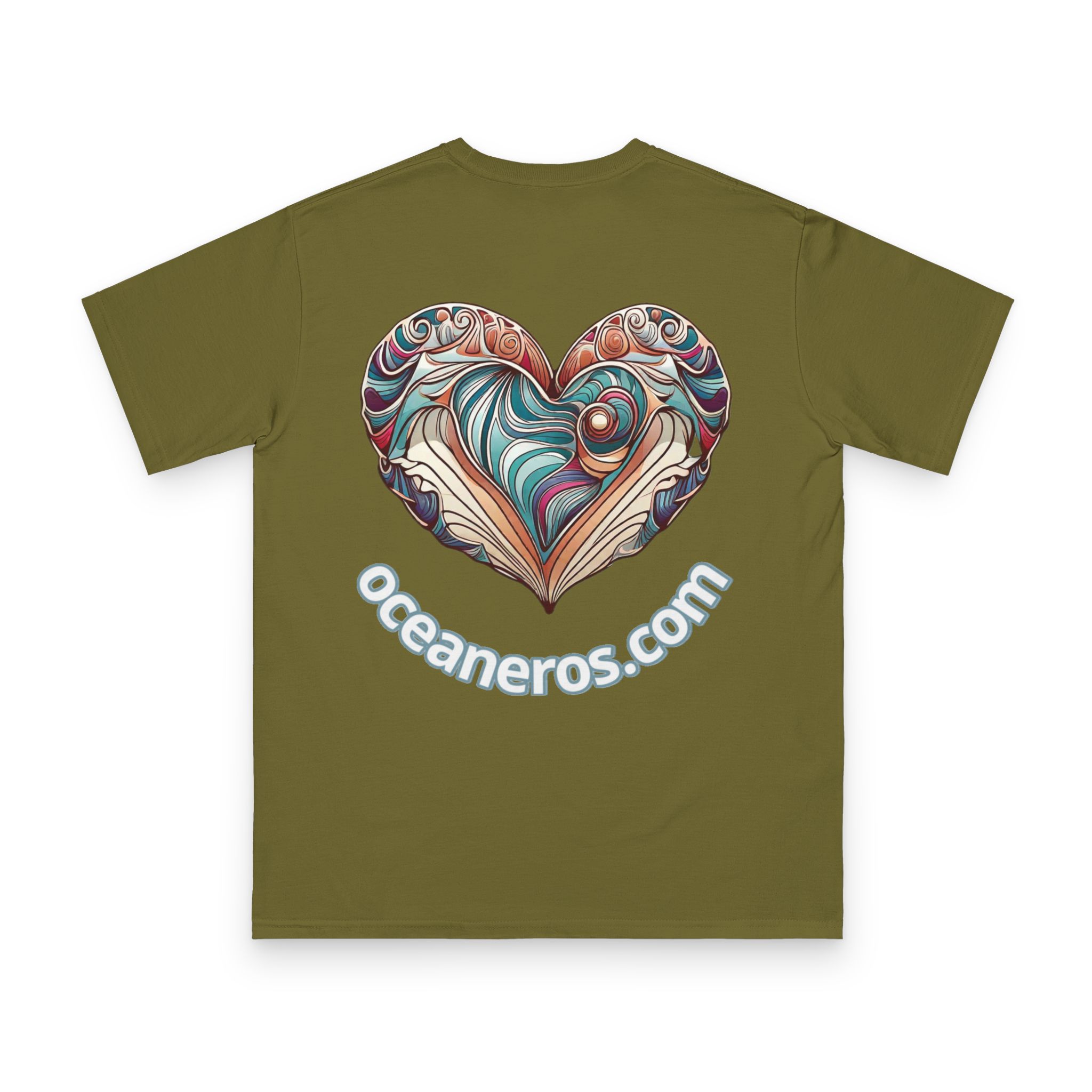 Shell Lineart with Oceaneros - Organic Unisex Classic T-Shirt 20 OceanerosOcean Devotion Apparel Shell Lineart with Oceaneros - Organic Unisex Classic T-Shirt