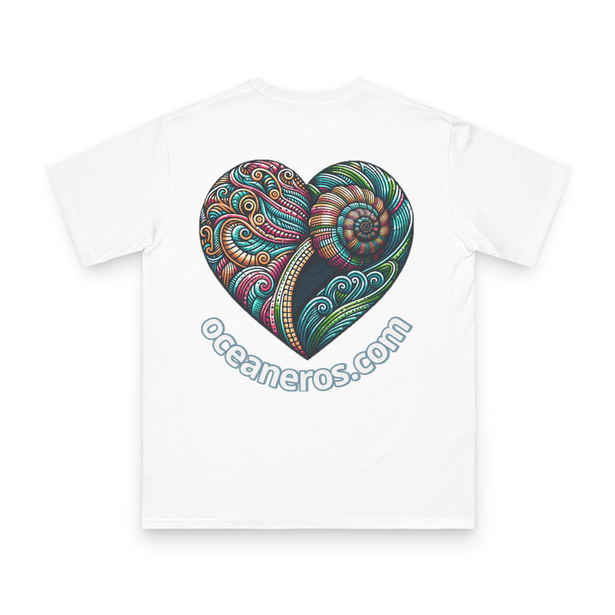 Shell as a heart with Oceaneros - Organic Unisex Classic T-Shirt 12 OceanerosOcean Devotion Apparel Shell as a heart with Oceaneros - Organic Unisex Classic T-Shirt