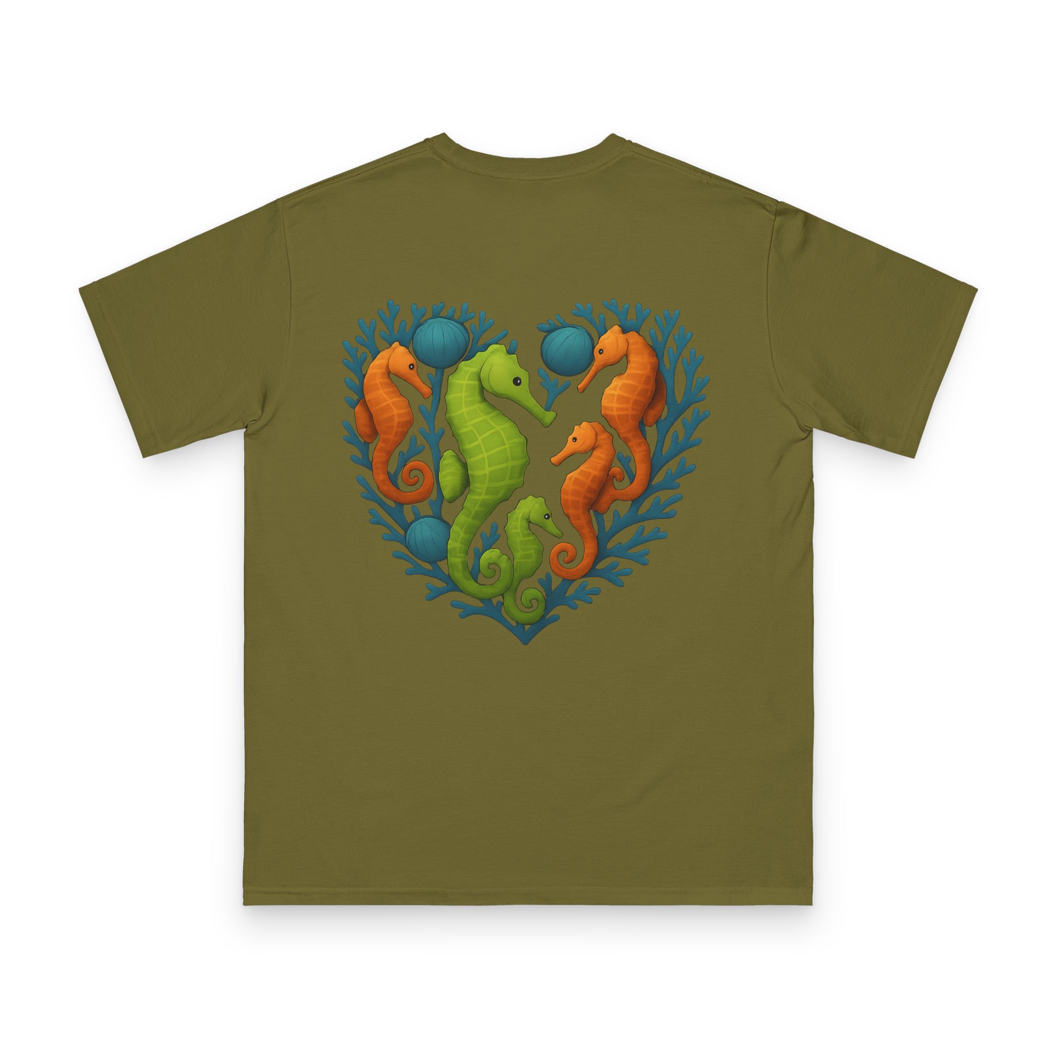 Reef Kinship Seahorse T-Shirt 22 OceanerosOcean Devotion Apparel Reef Kinship Seahorse T-Shirt