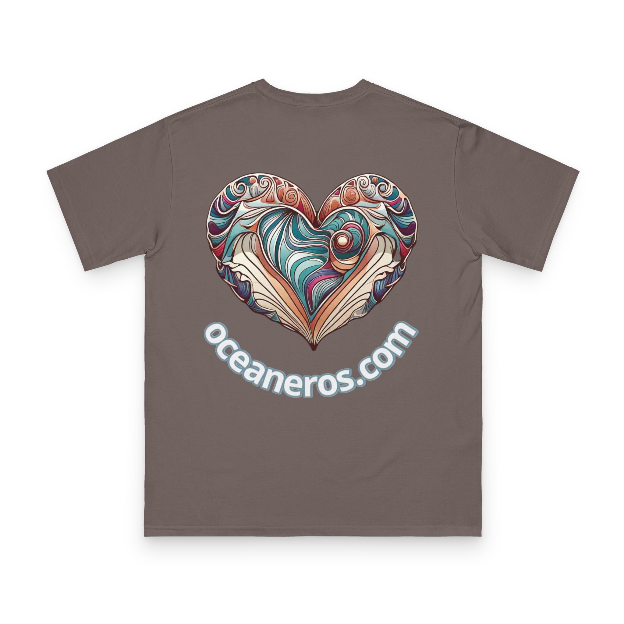 Shell Lineart with Oceaneros - Organic Unisex Classic T-Shirt 18 OceanerosOcean Devotion Apparel Shell Lineart with Oceaneros - Organic Unisex Classic T-Shirt