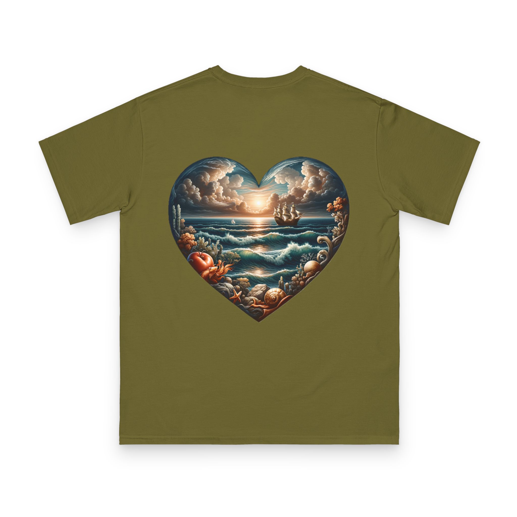 Organic Unisex Classic T-Shirt - Renaissance Boat 20 OceanerosOcean Devotion Apparel Organic Unisex Classic T-Shirt - Renaissance Boat
