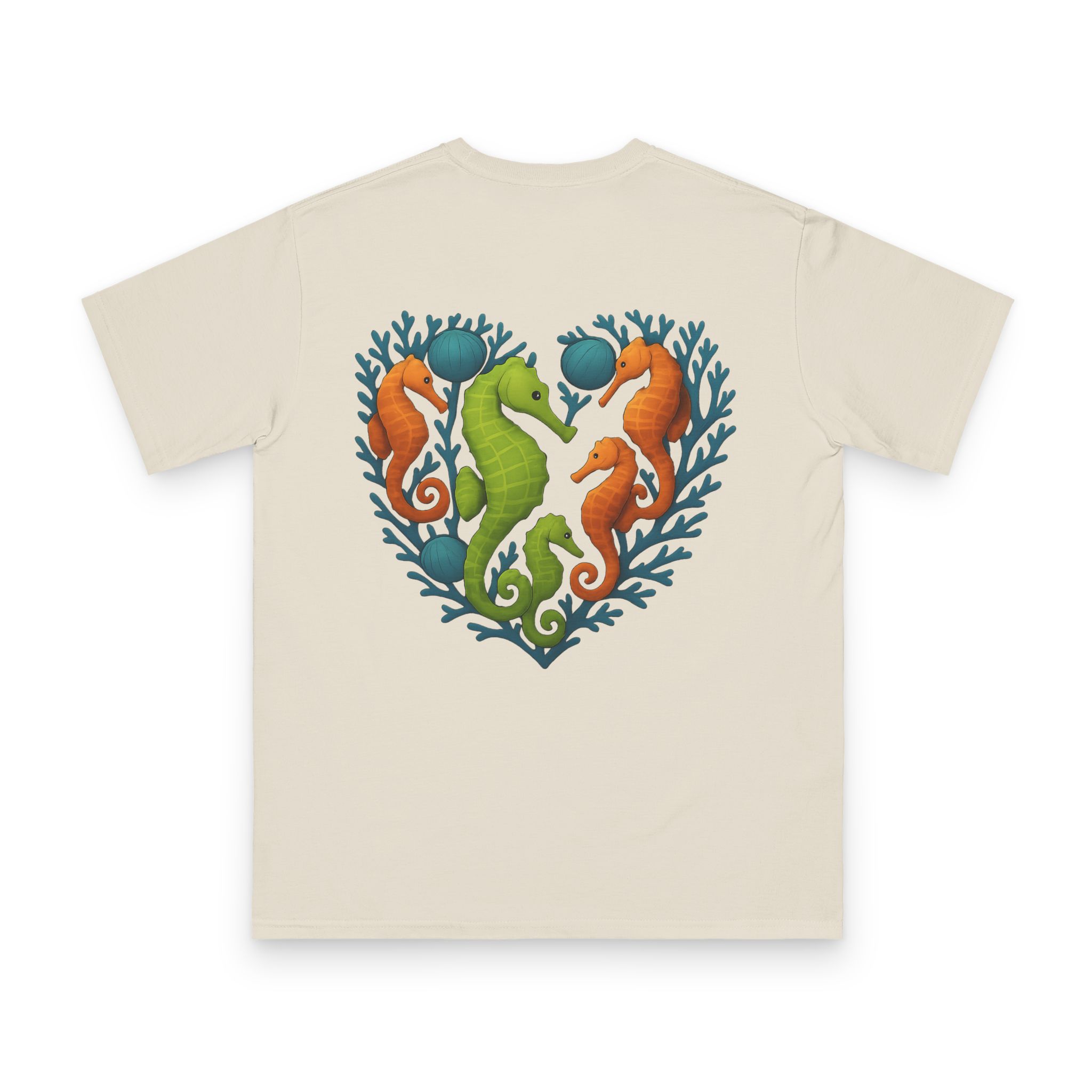 Reef Kinship Seahorse T-Shirt 1 OceanerosOcean Devotion Apparel Reef Kinship Seahorse T-Shirt