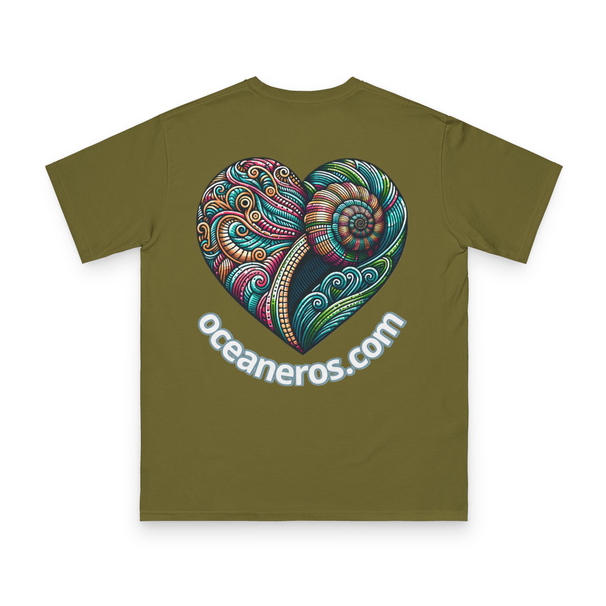 Shell as a heart with Oceaneros - Organic Unisex Classic T-Shirt 20 OceanerosOcean Devotion Apparel Shell as a heart with Oceaneros - Organic Unisex Classic T-Shirt