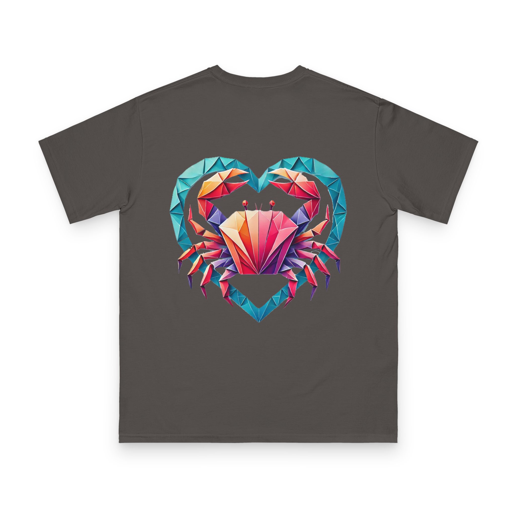 Origami Crab Heart T-Shirt 16 OceanerosOcean Devotion Apparel Origami Crab Heart T-Shirt