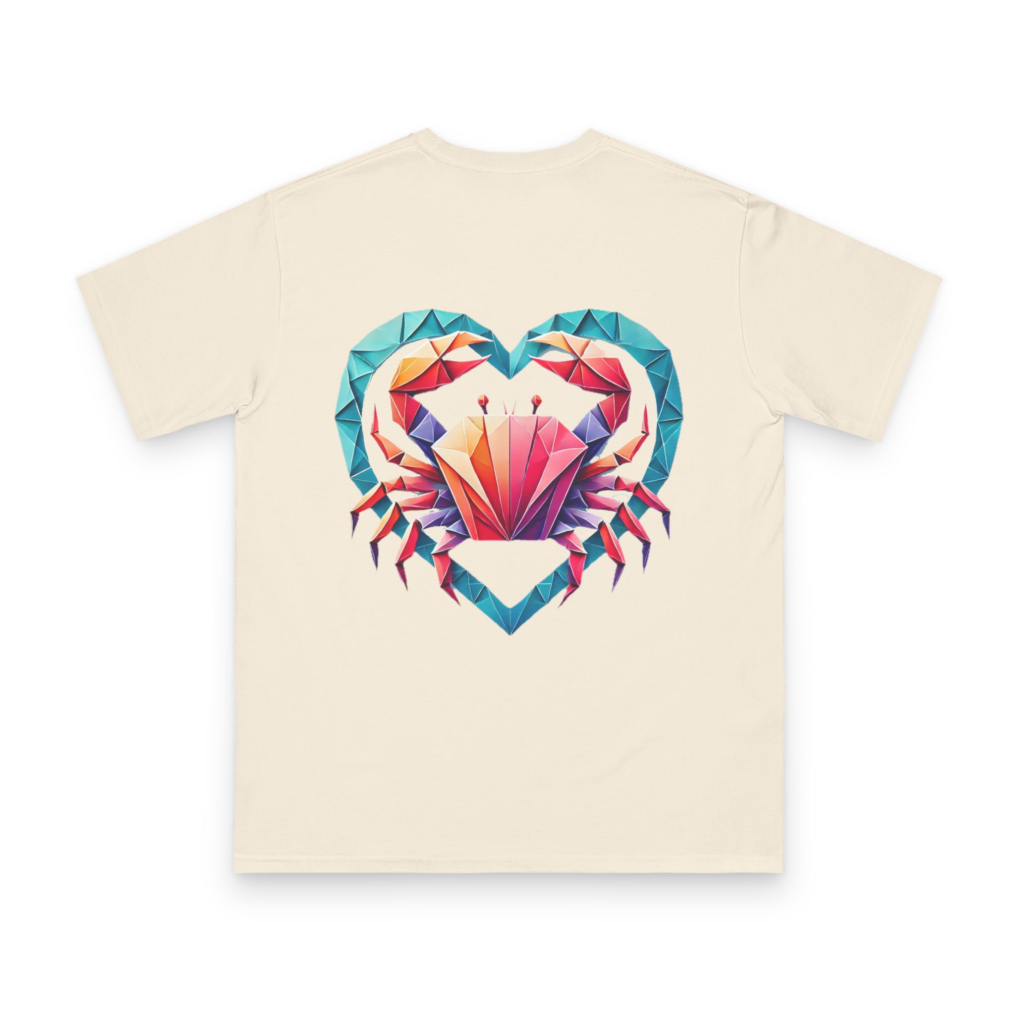 Origami Crab Heart T-Shirt 12 OceanerosOcean Devotion Apparel Origami Crab Heart T-Shirt