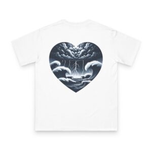 Stormy Ocean Heart T-Shirt