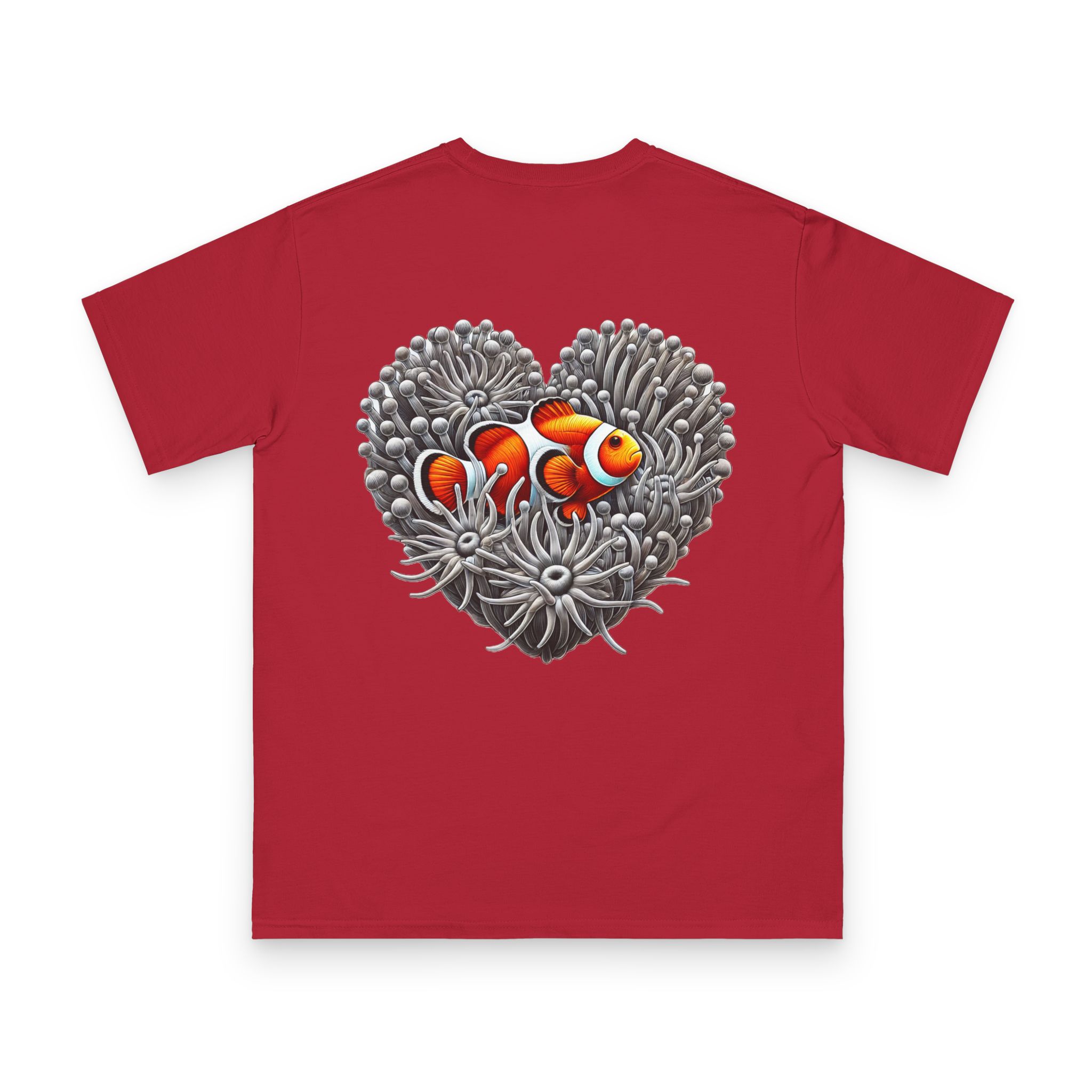 Clownfish in Grey Anemone T-Shirt 22 OceanerosOcean Devotion Apparel Clownfish in Grey Anemone T-Shirt