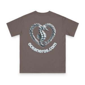 Origami Seahorse with Oceaneros - Organic Unisex Classic T-Shirt