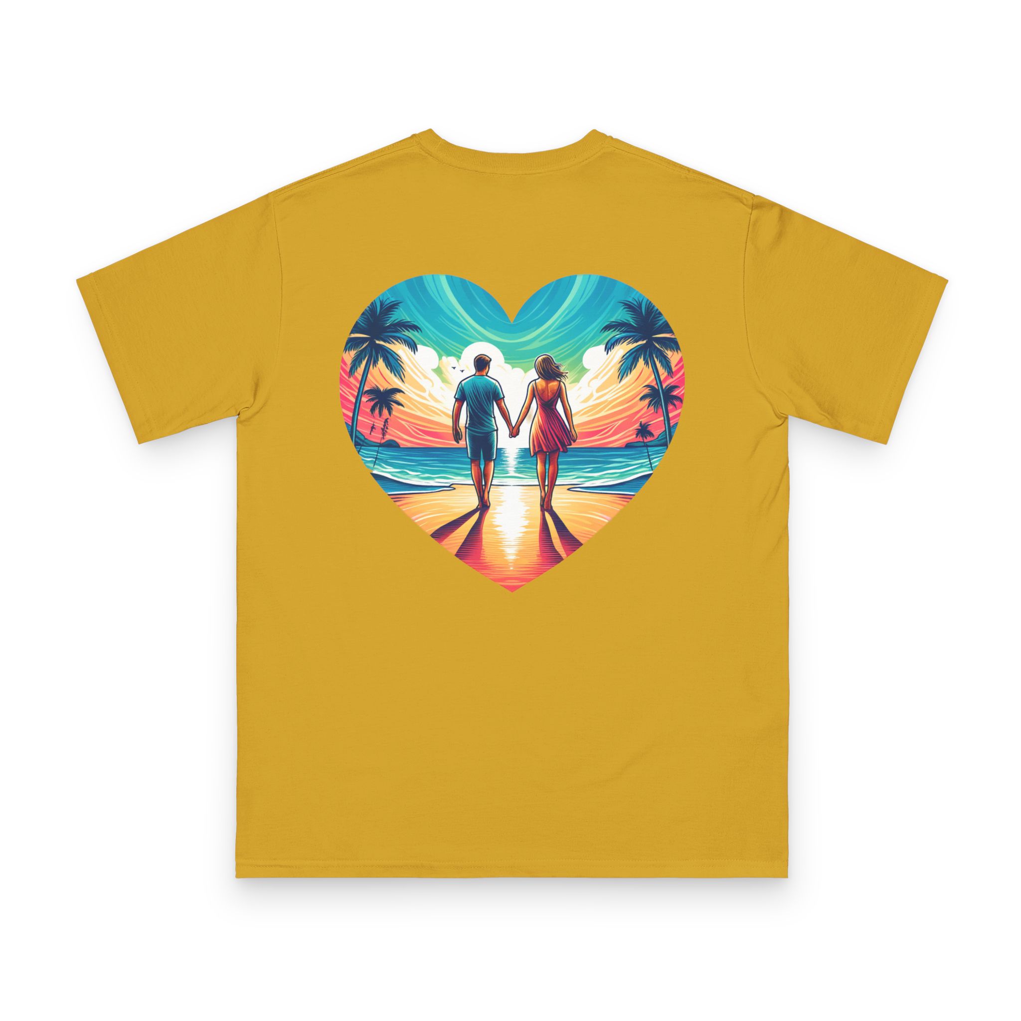 Sunset Couple Beach T-Shirt 16 OceanerosOcean Devotion Apparel Sunset Couple Beach T-Shirt