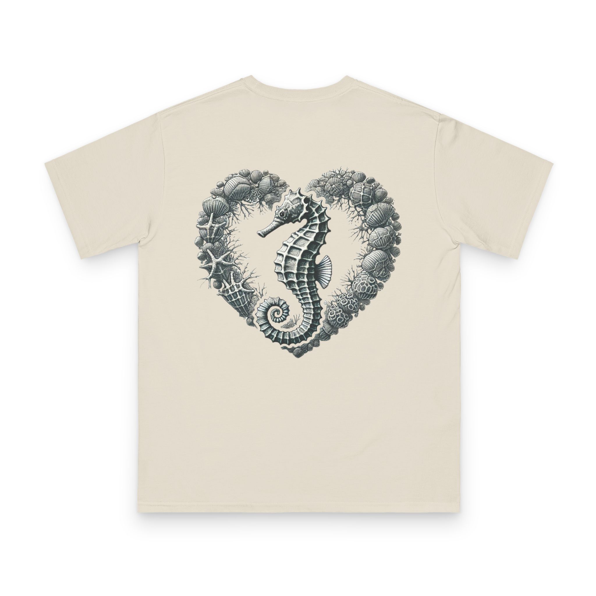 Coral Embrace Seahorse Tee 6 OceanerosOcean Devotion Apparel Coral Embrace Seahorse Tee