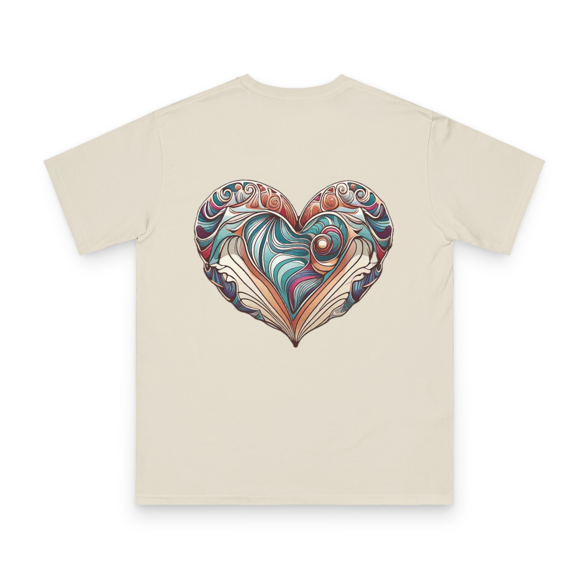 Shell linear - Organic Unisex Classic T-Shirt 10 OceanerosOcean Devotion Apparel Shell linear - Organic Unisex Classic T-Shirt