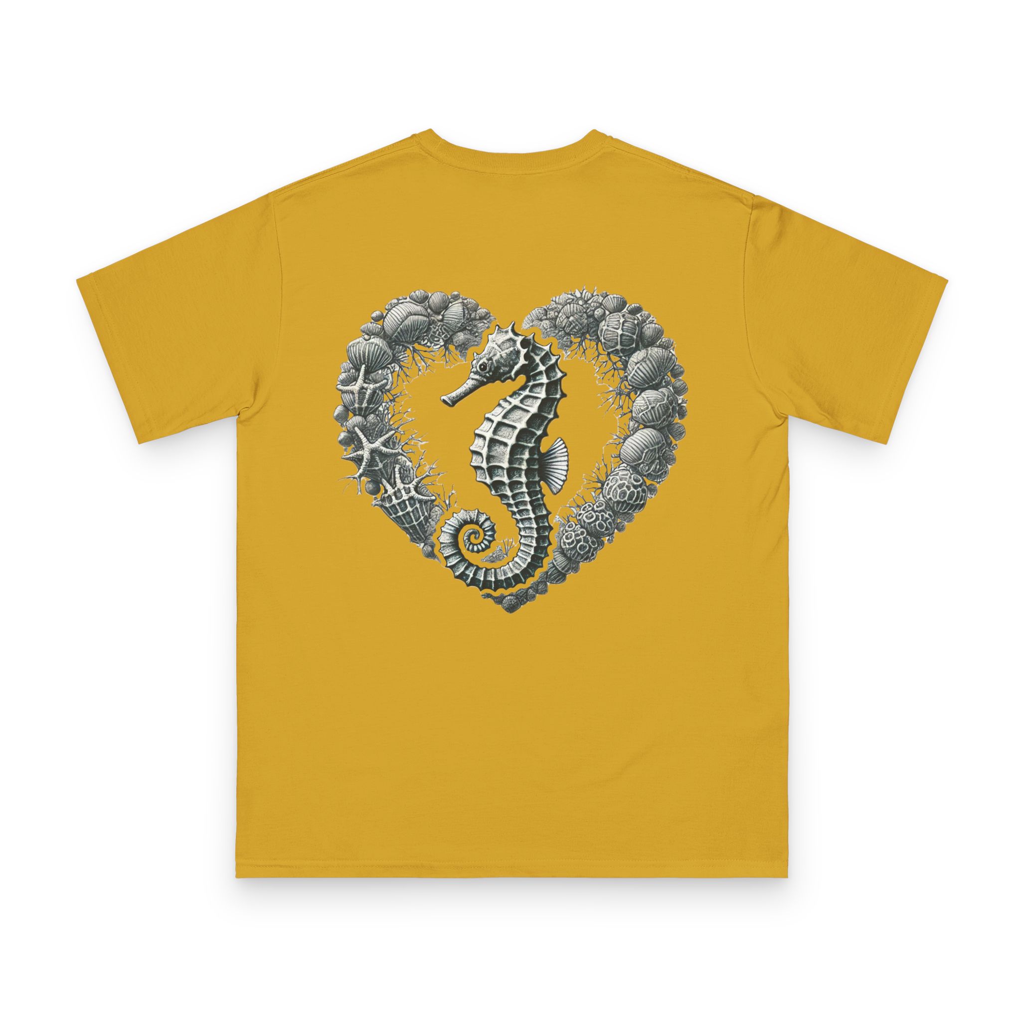 Coral Embrace Seahorse Tee 16 OceanerosOcean Devotion Apparel Coral Embrace Seahorse Tee