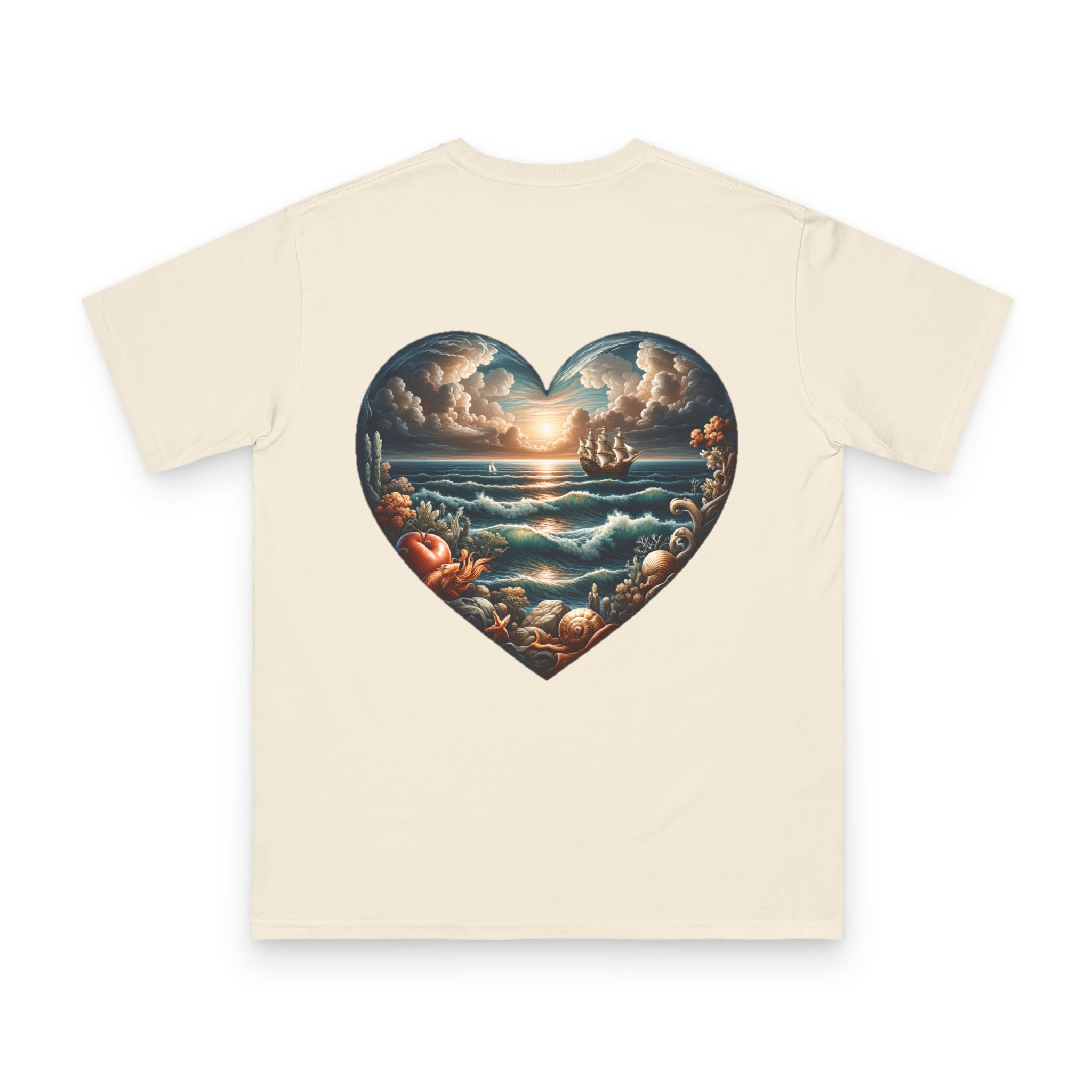 Organic Unisex Classic T-Shirt - Renaissance Boat 1 OceanerosOcean Devotion Apparel Organic Unisex Classic T-Shirt - Renaissance Boat