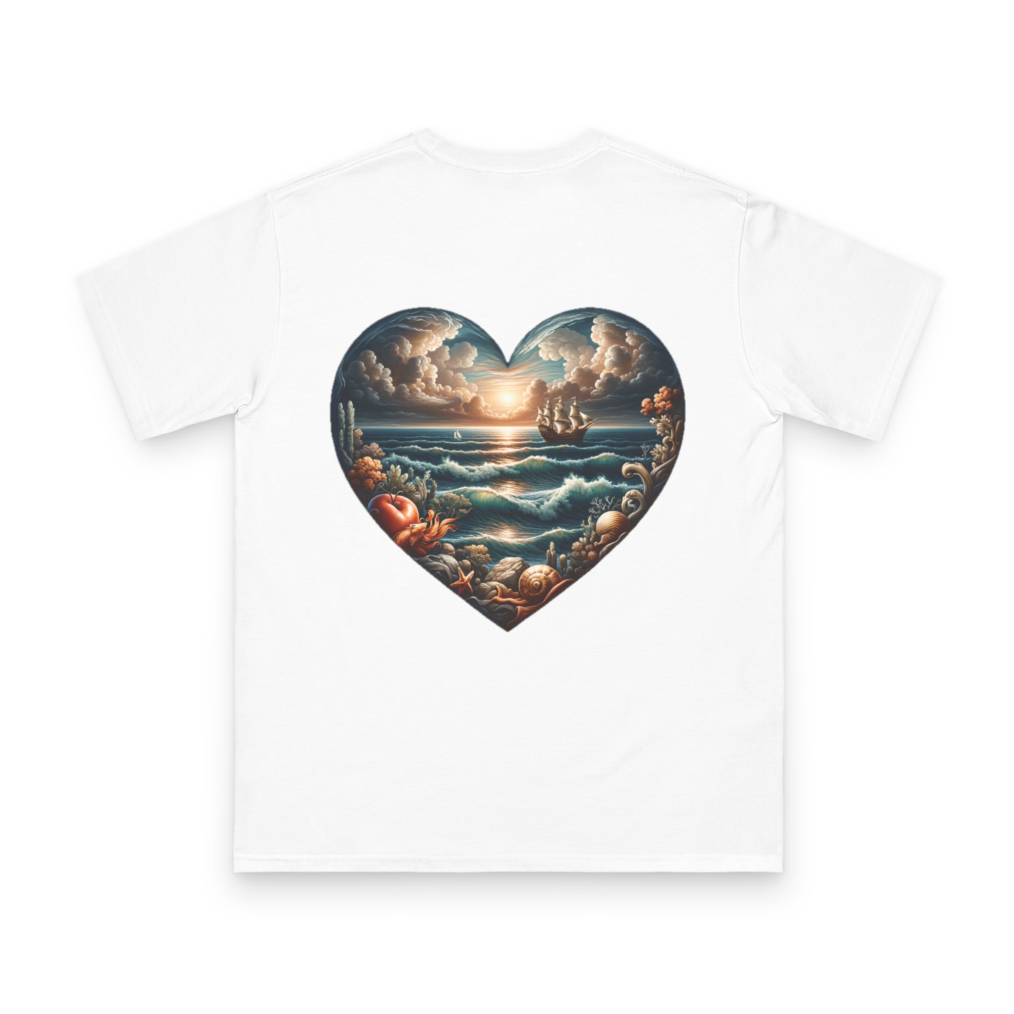 Organic Unisex Classic T-Shirt - Renaissance Boat 12 OceanerosOcean Devotion Apparel Organic Unisex Classic T-Shirt - Renaissance Boat