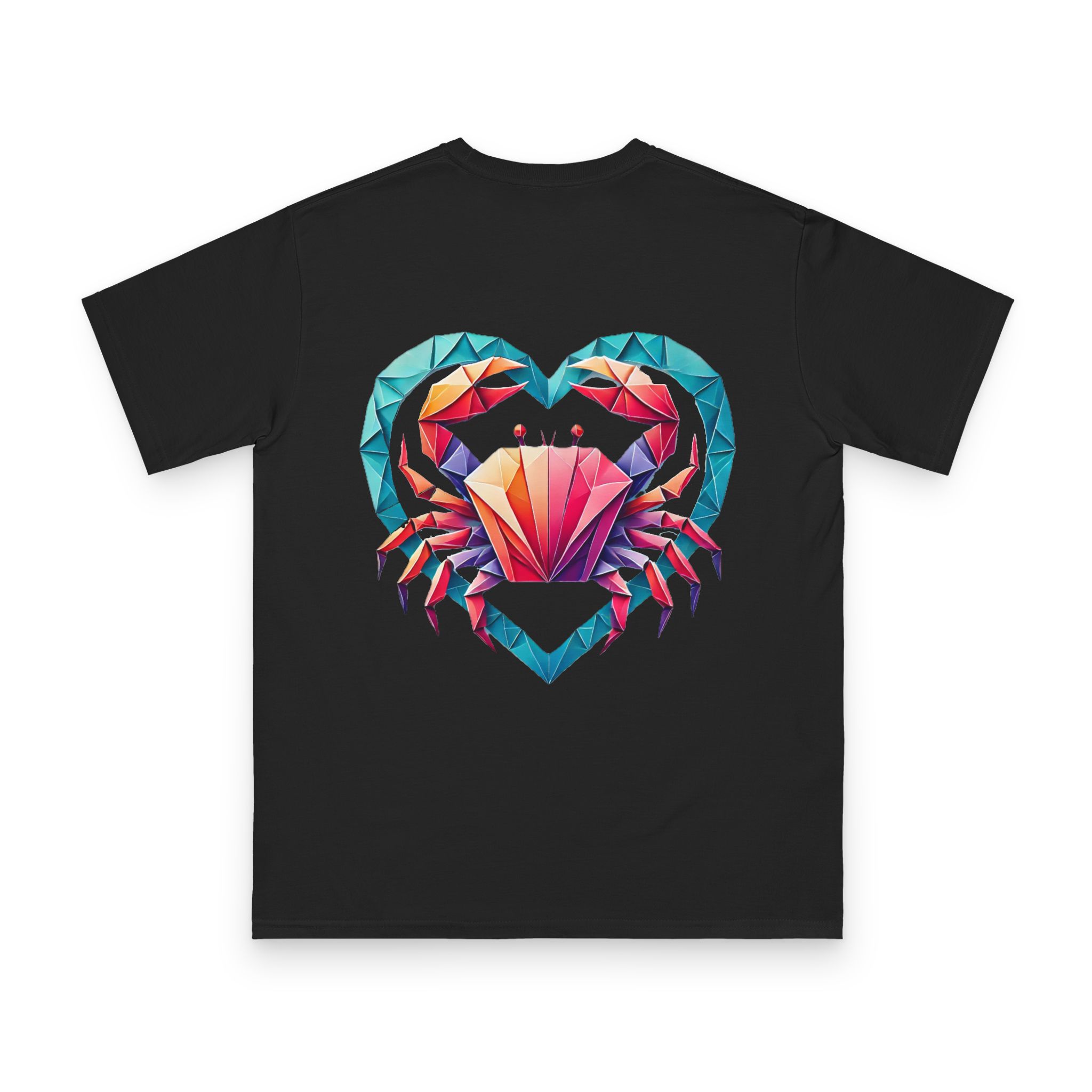 Origami Crab Heart T-Shirt 8 OceanerosOcean Devotion Apparel Origami Crab Heart T-Shirt