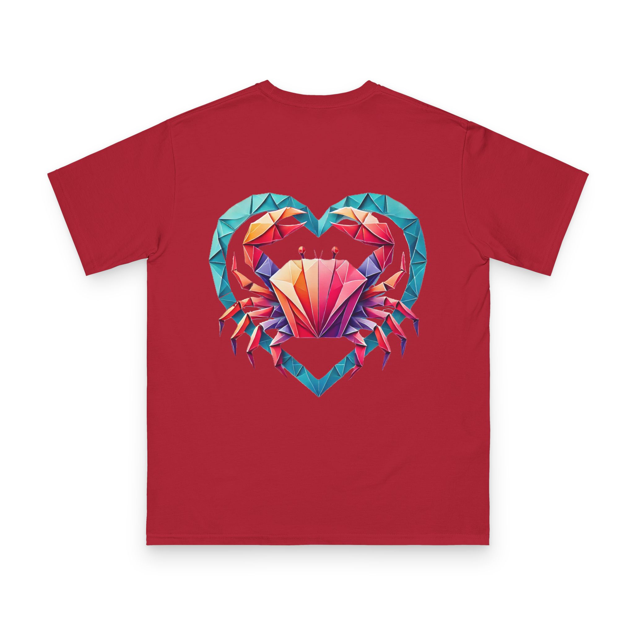 Origami Crab Heart T-Shirt 22 OceanerosOcean Devotion Apparel Origami Crab Heart T-Shirt