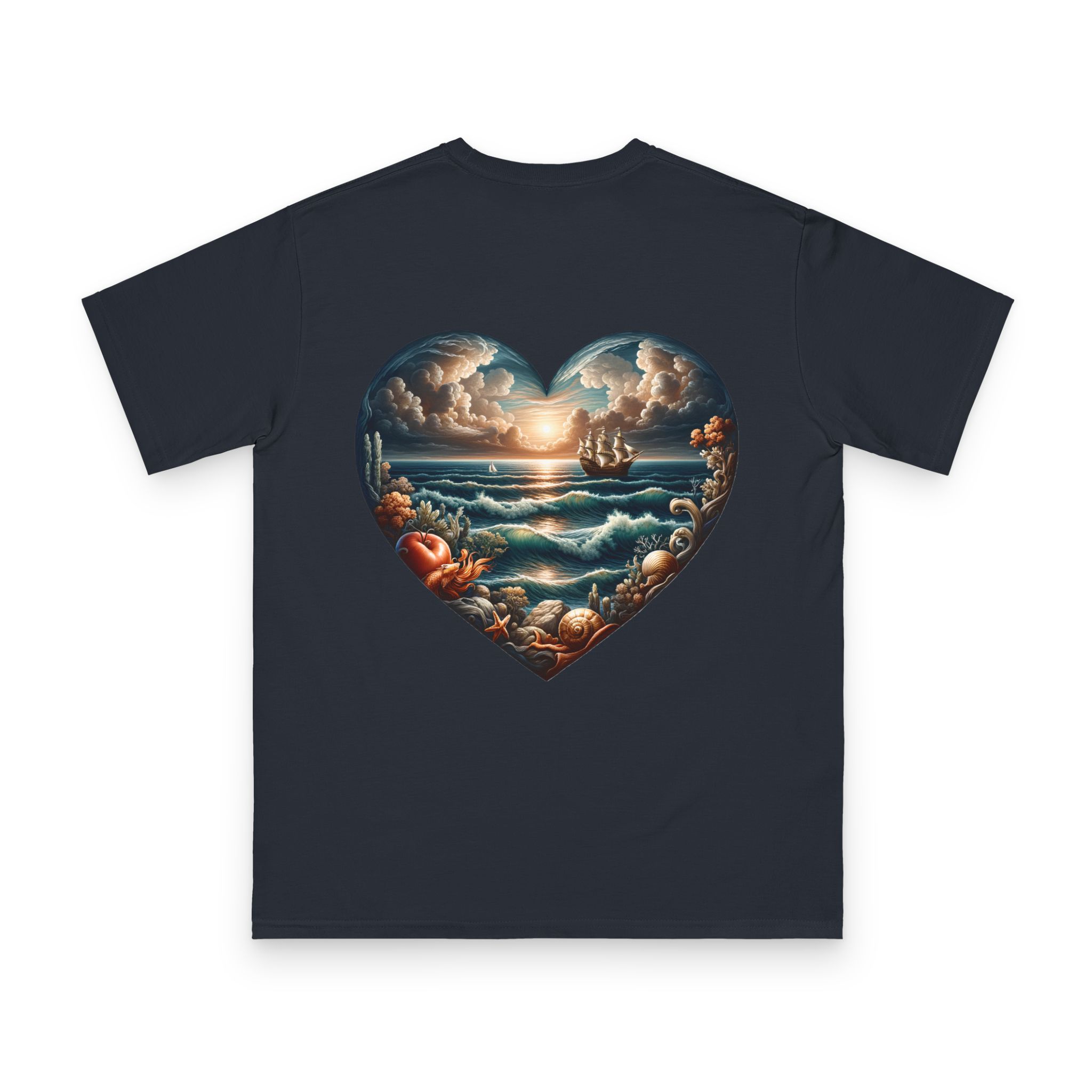 Organic Unisex Classic T-Shirt - Renaissance Boat 10 OceanerosOcean Devotion Apparel Organic Unisex Classic T-Shirt - Renaissance Boat