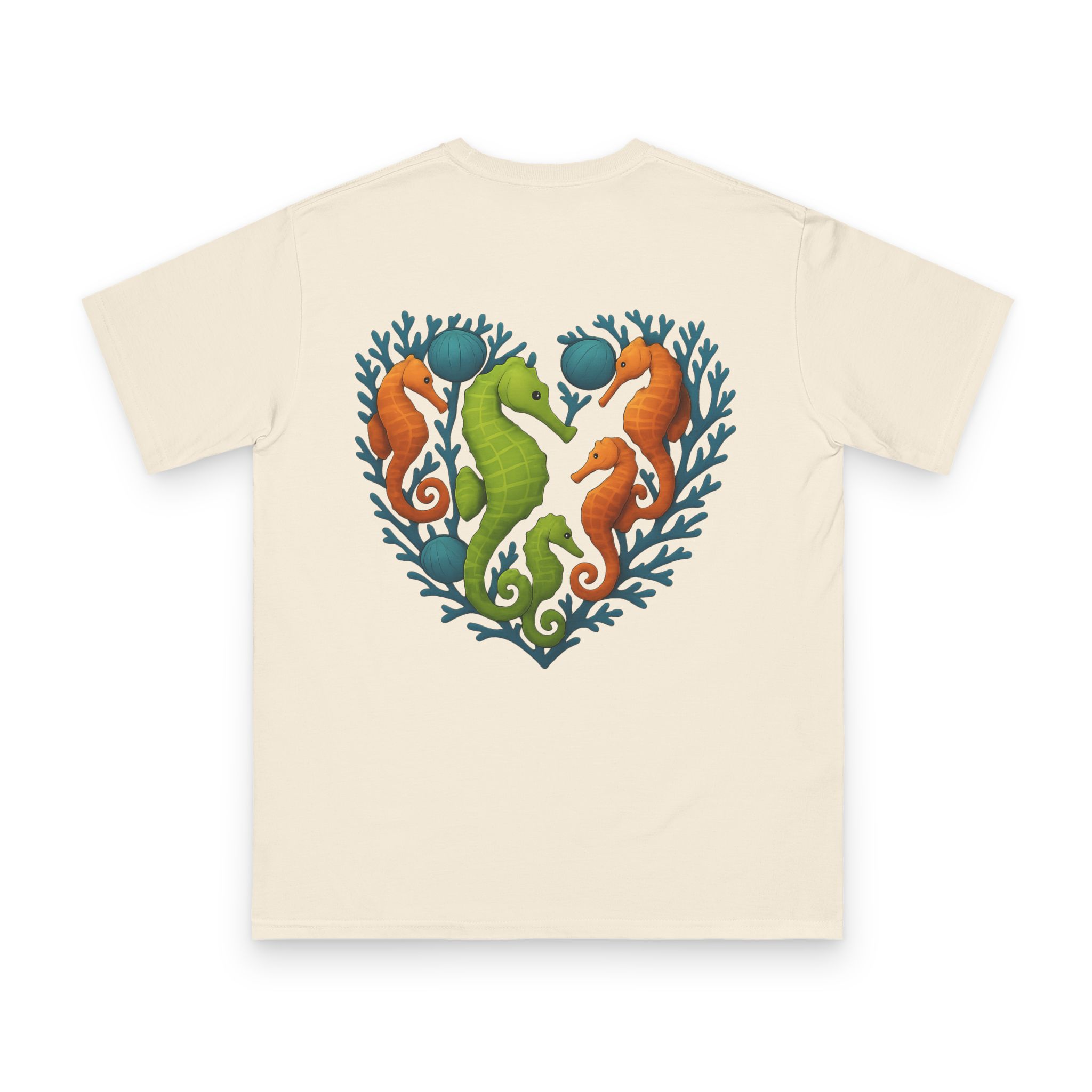 Reef Kinship Seahorse T-Shirt 14 OceanerosOcean Devotion Apparel Reef Kinship Seahorse T-Shirt