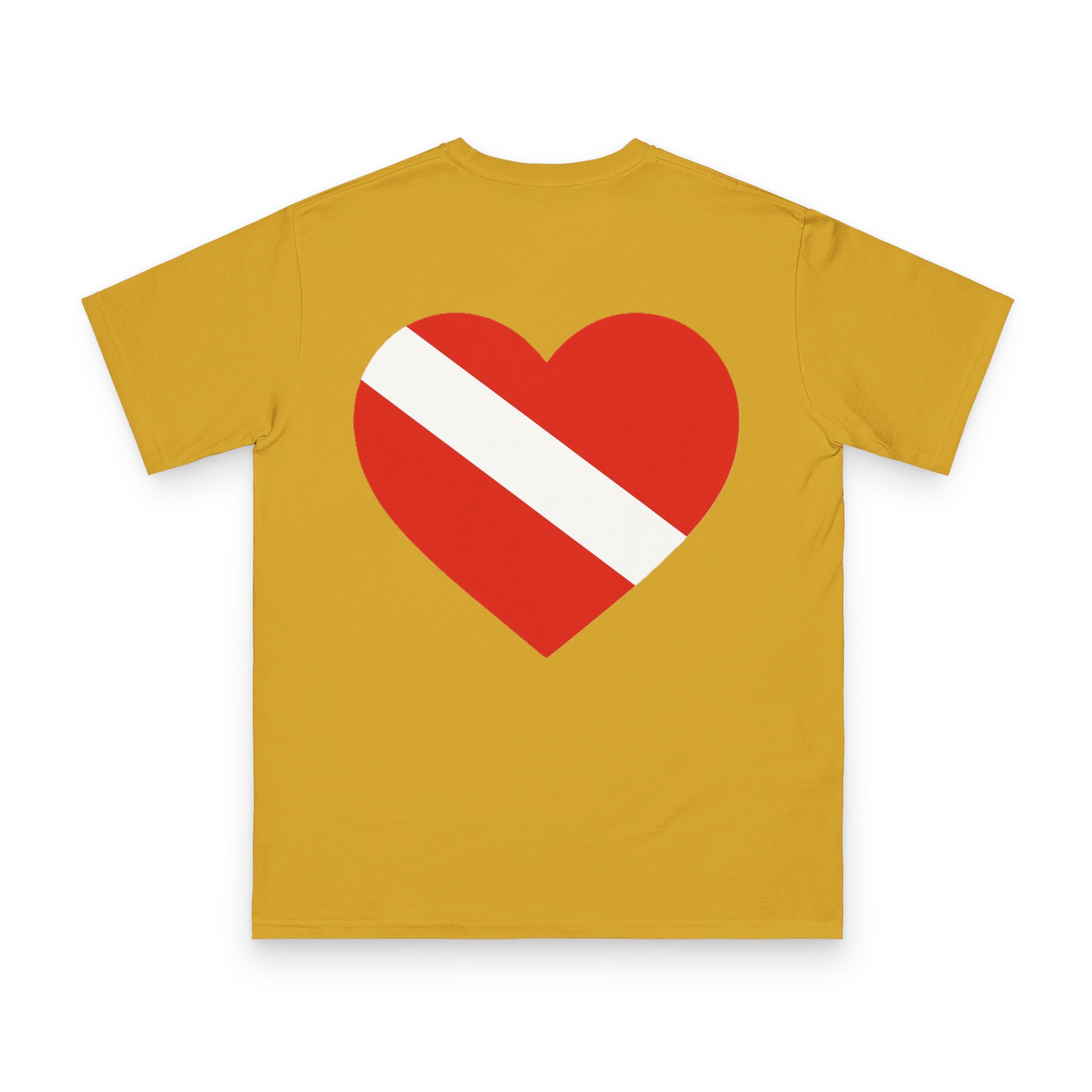 Diver Down Flag T-Shirt 16 OceanerosOcean Devotion Apparel Diver Down Flag T-Shirt - the red and white diver down flag