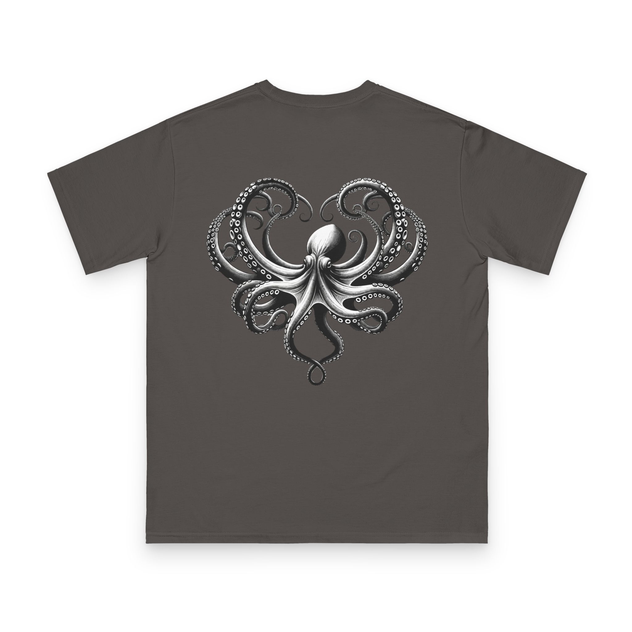 Black Octopus T-Shirt 18 OceanerosOcean Devotion Apparel Black Octopus T-Shirt