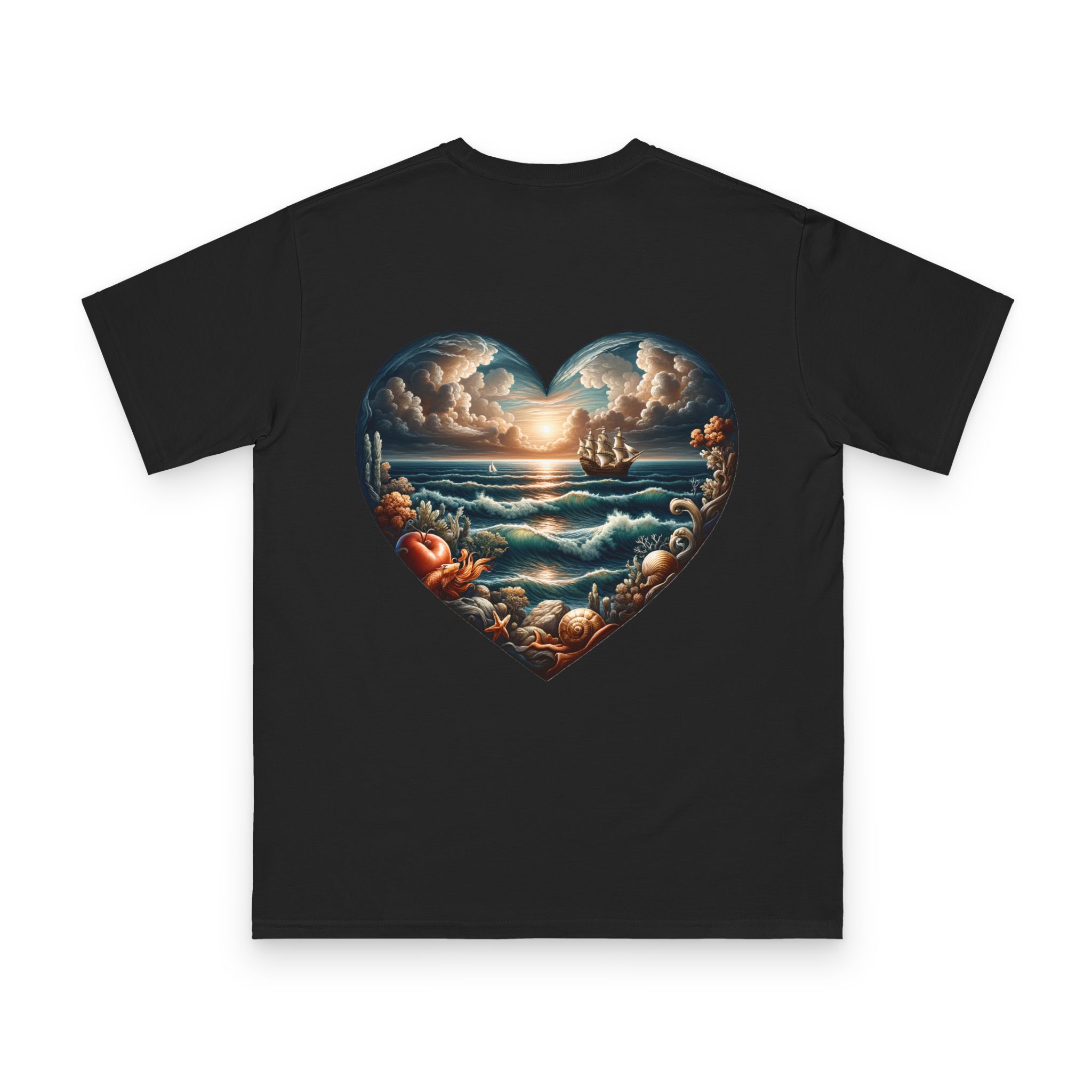 Organic Unisex Classic T-Shirt - Renaissance Boat 4 OceanerosOcean Devotion Apparel Organic Unisex Classic T-Shirt - Renaissance Boat