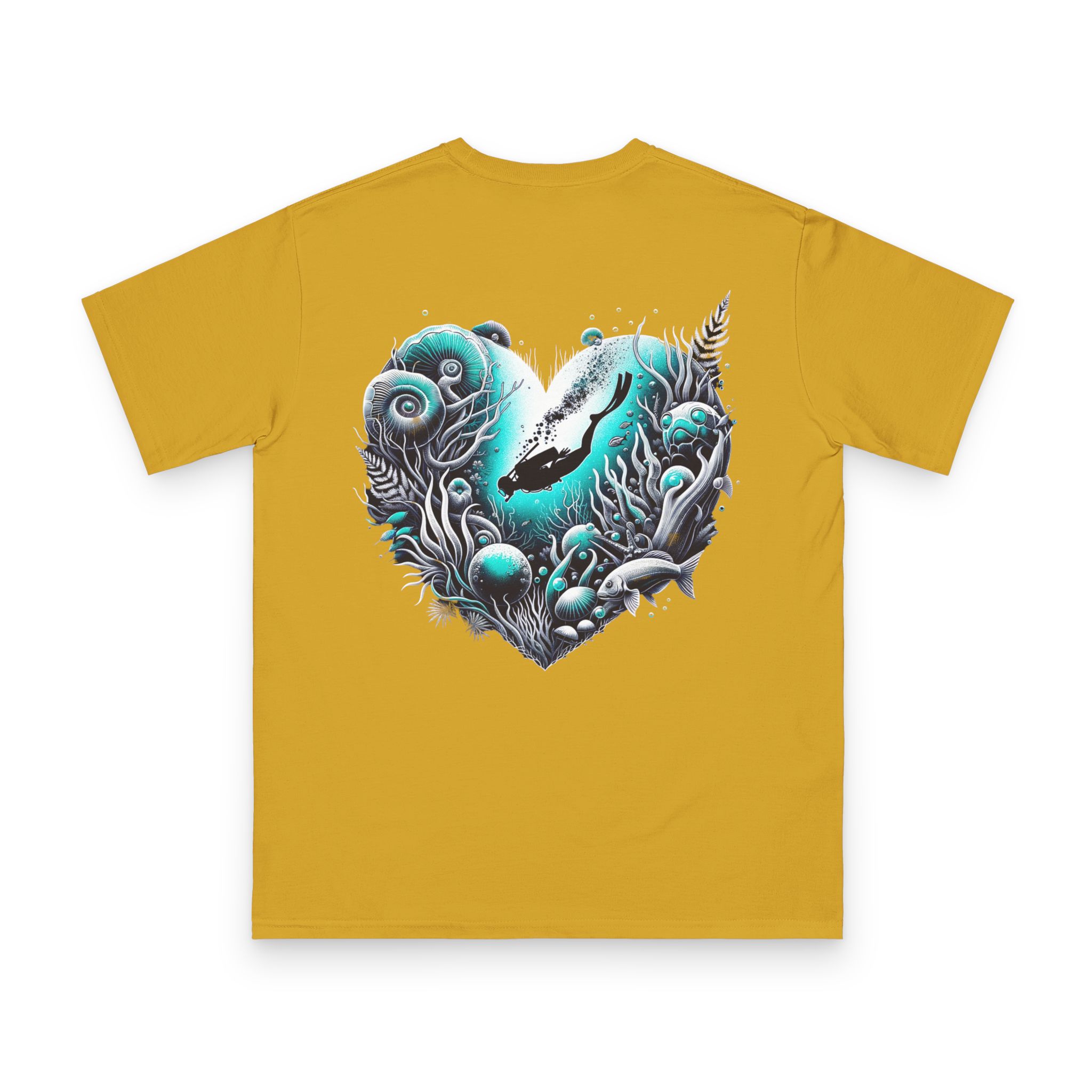 Depth of Heart Scuba Diver T-Shirt 16 OceanerosOcean Devotion Apparel Depth of Heart Scuba Diver T-Shirt