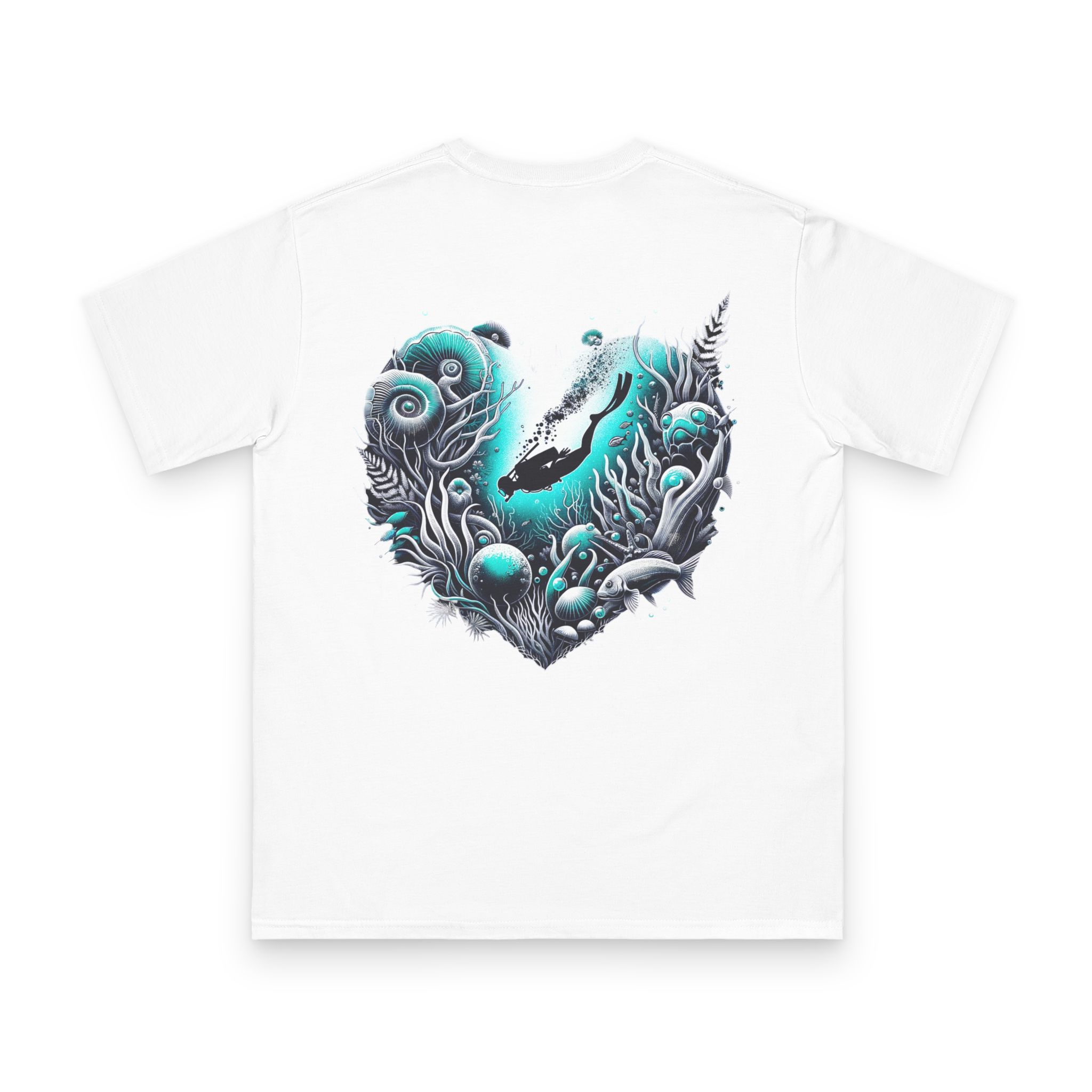 Depth of Heart Scuba Diver T-Shirt 6 OceanerosOcean Devotion Apparel Depth of Heart Scuba Diver T-Shirt