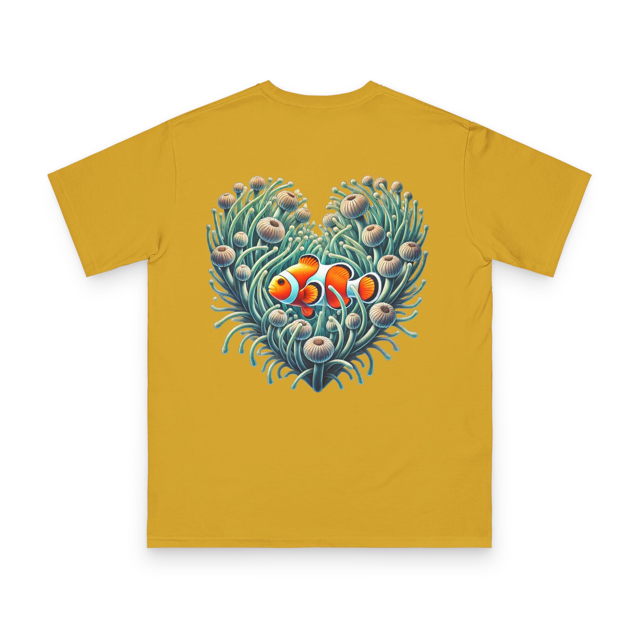 Clownfish in Long Arm Anemone T-Shirt 14 OceanerosOcean Devotion Apparel Clownfish in Long Arm Anemone T-Shirt