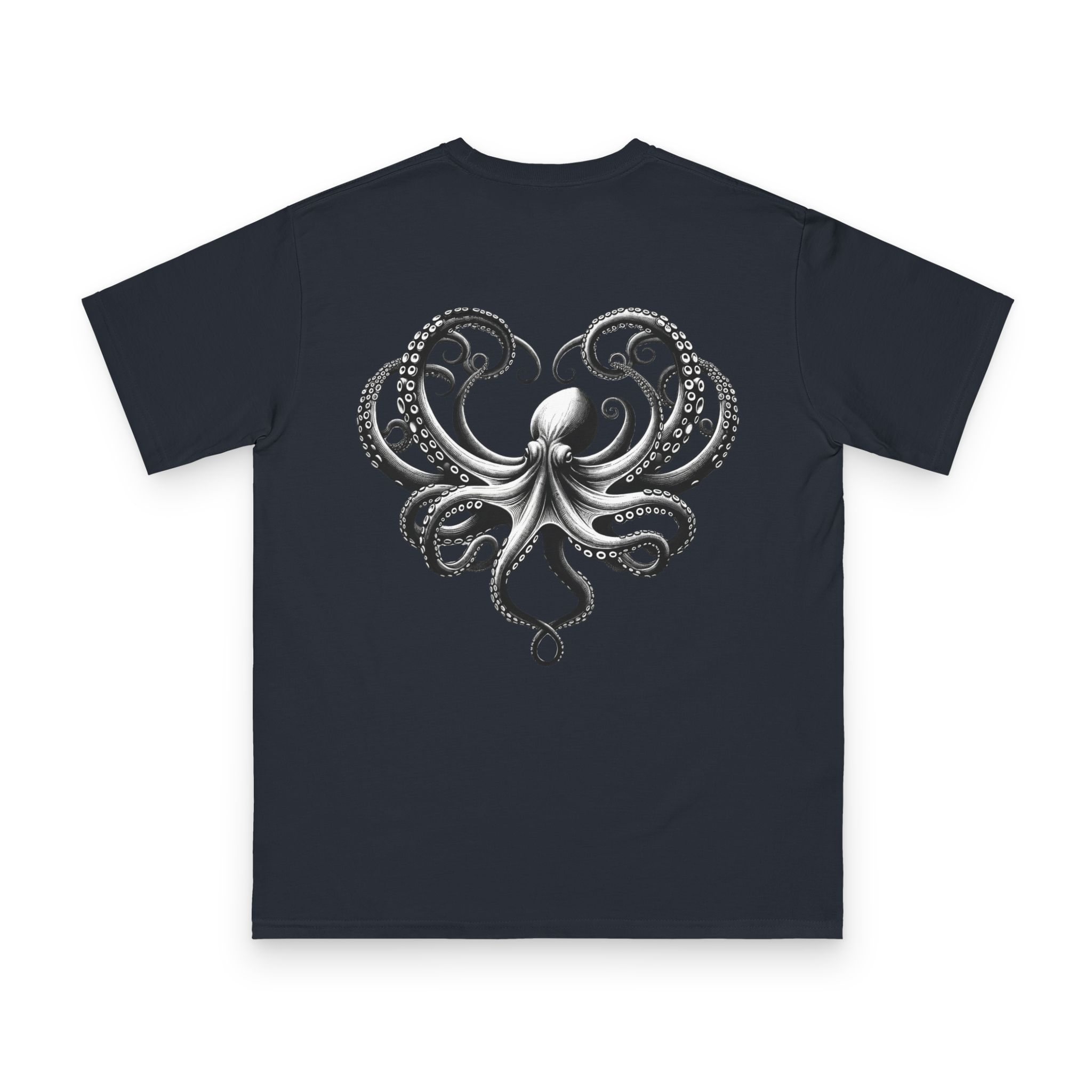 Black Octopus T-Shirt 14 OceanerosOcean Devotion Apparel Black Octopus T-Shirt