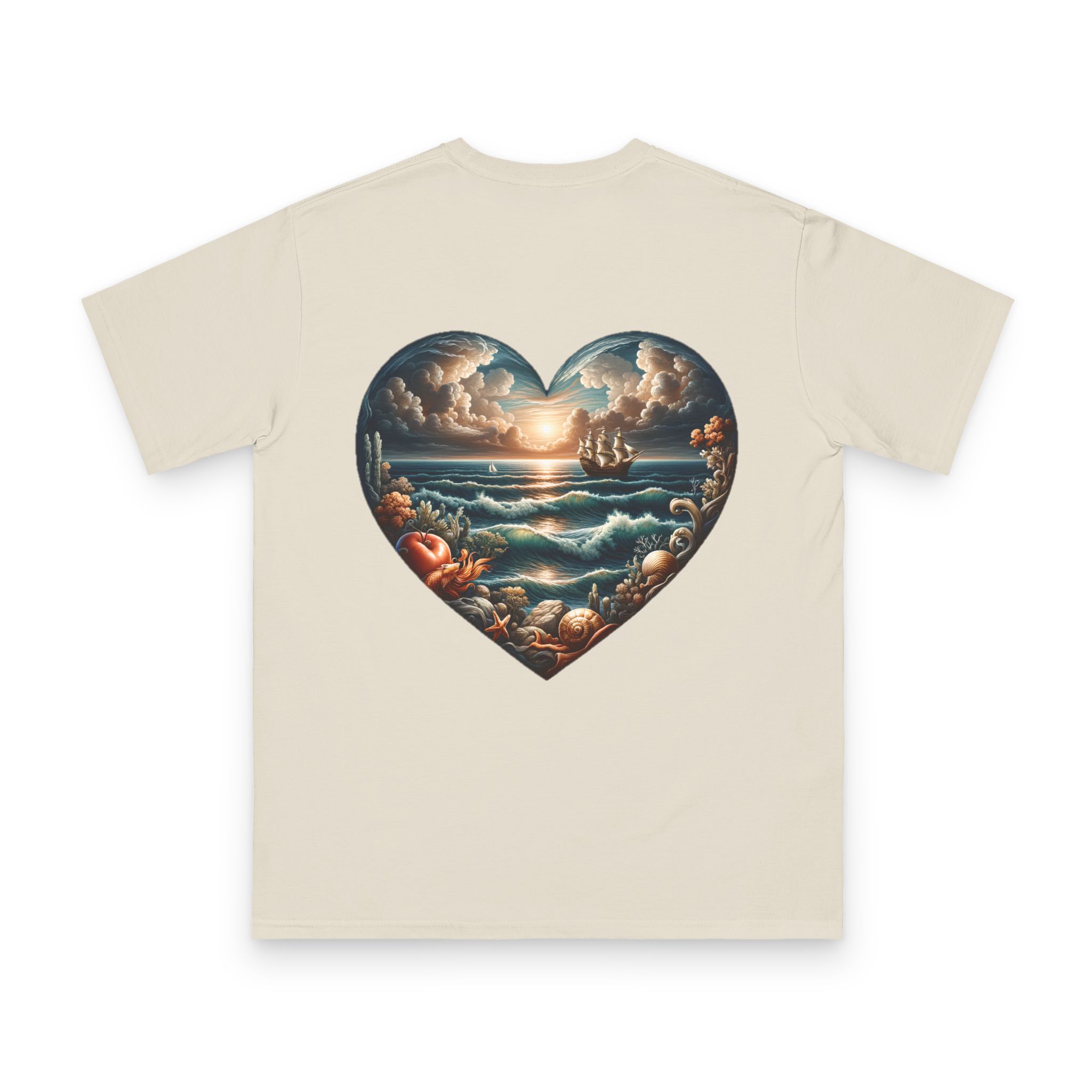 Organic Unisex Classic T-Shirt - Renaissance Boat 6 OceanerosOcean Devotion Apparel Organic Unisex Classic T-Shirt - Renaissance Boat
