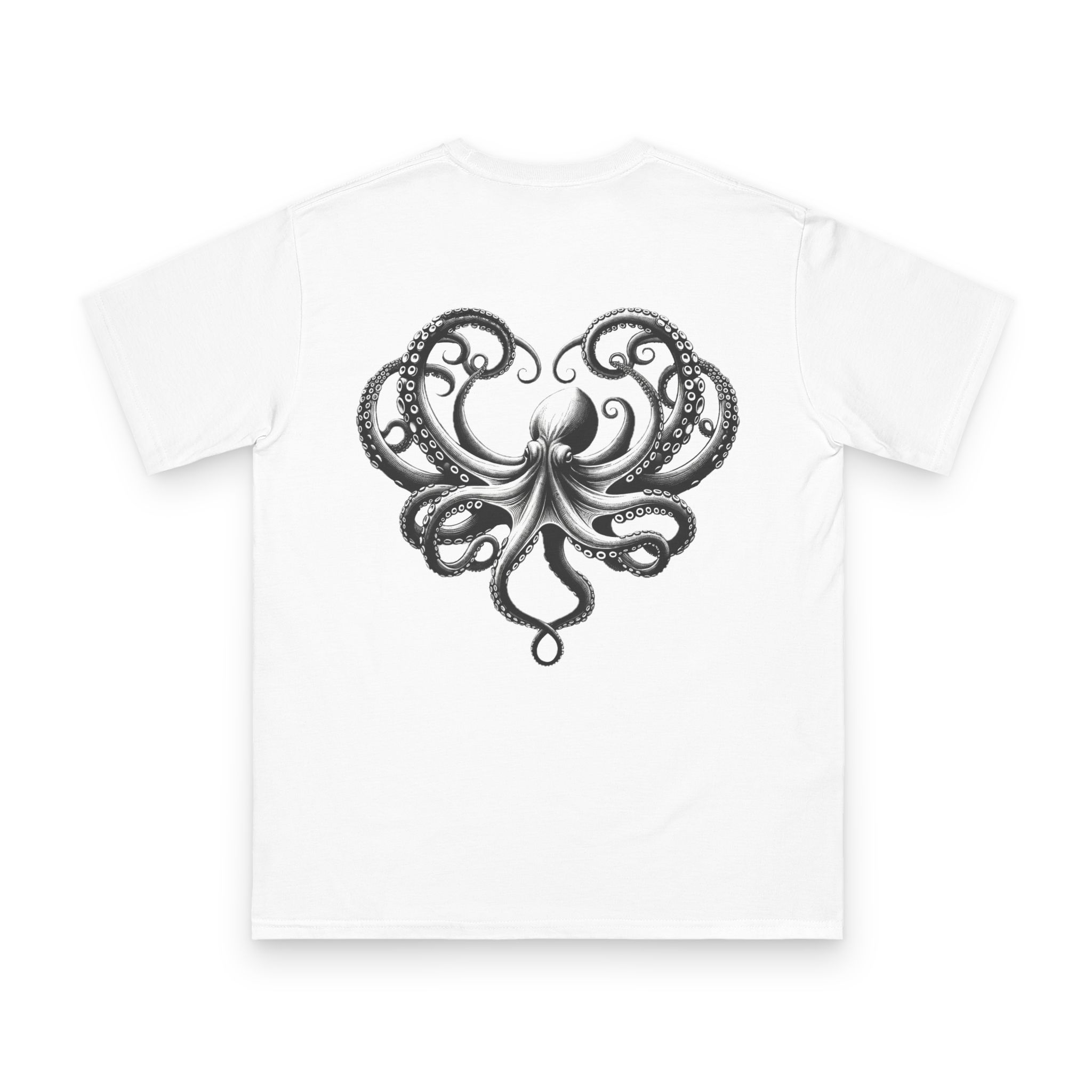 Black Octopus T-Shirt 6 OceanerosOcean Devotion Apparel Black Octopus T-Shirt