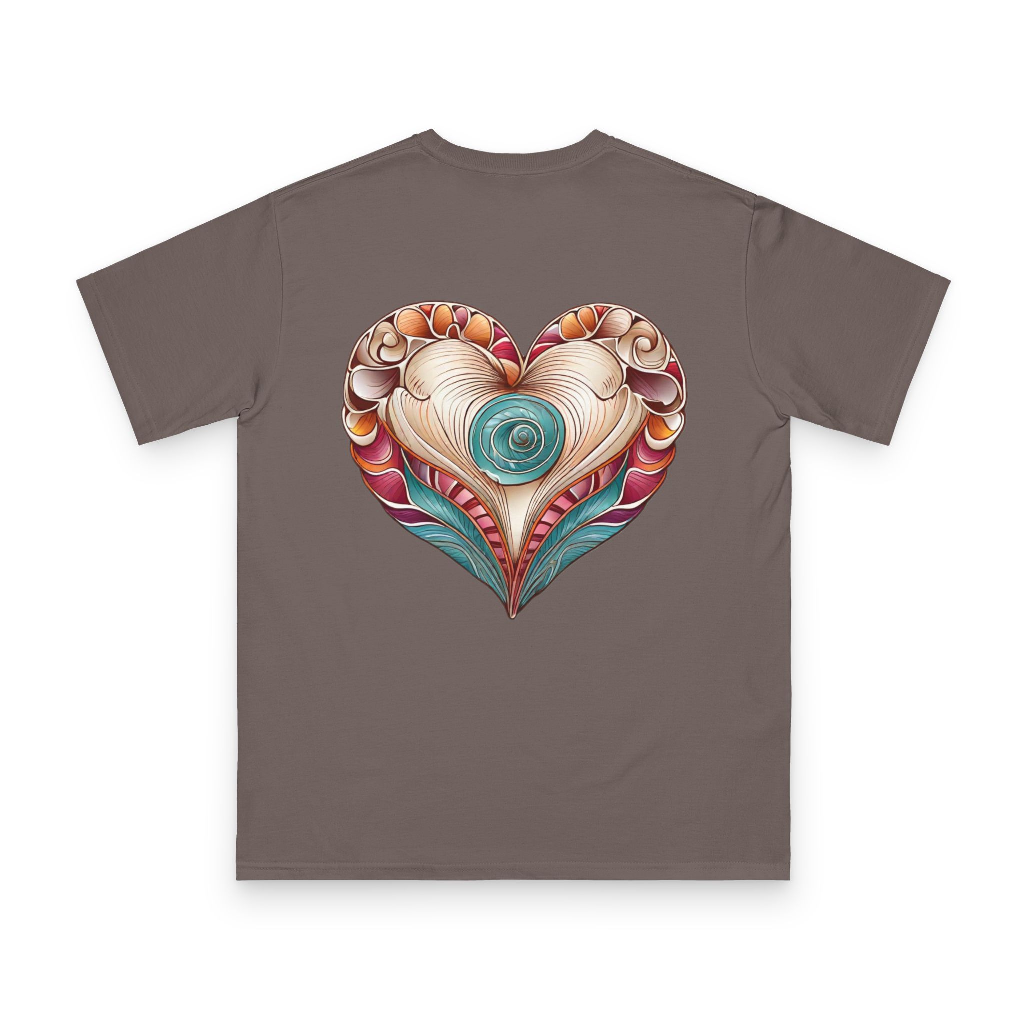 Oceaneros Heart-Shell Embrace T-Shirt 6 OceanerosOcean Devotion Apparel Oceaneros Heart-Shell Embrace T-Shirt