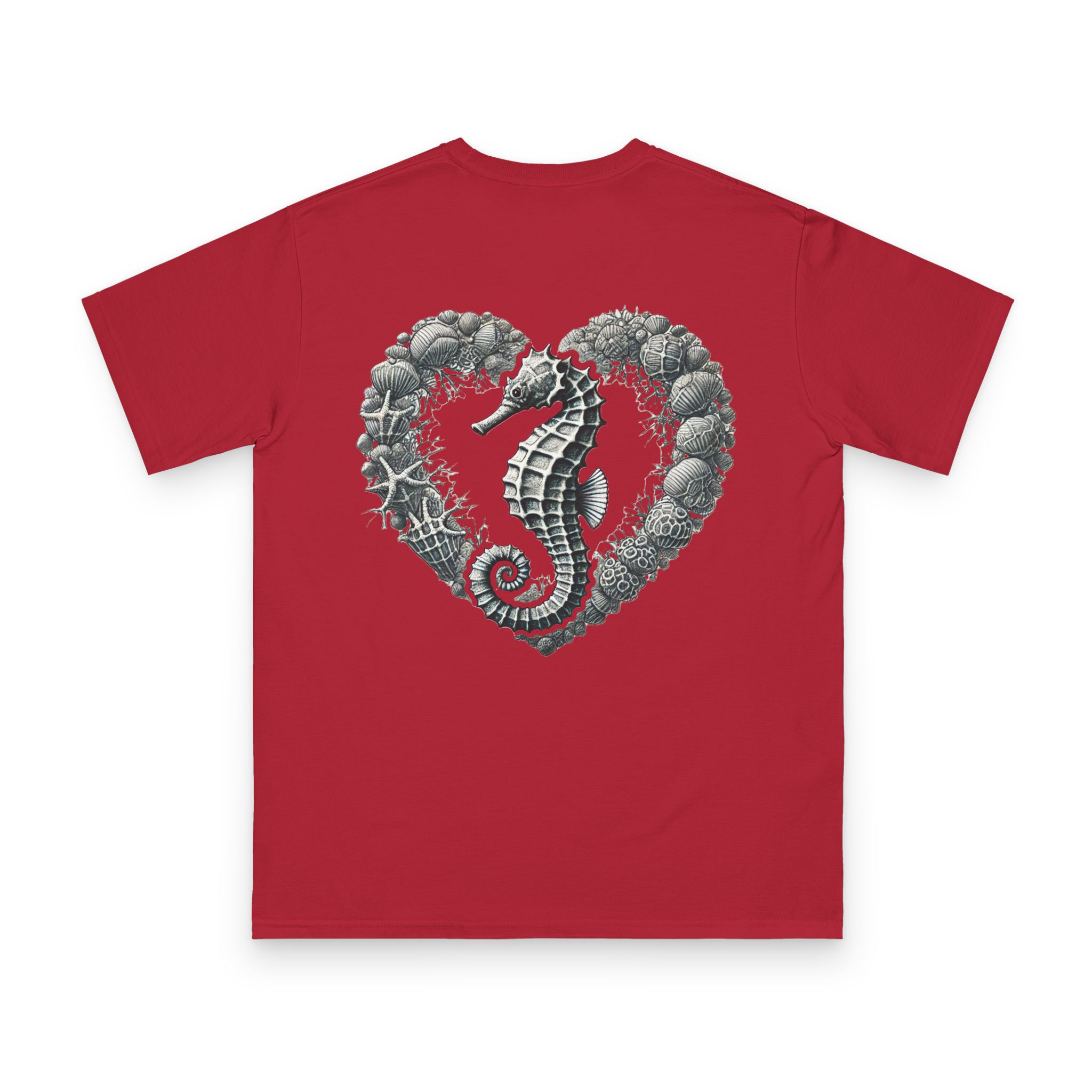 Coral Embrace Seahorse Tee 8 OceanerosOcean Devotion Apparel Coral Embrace Seahorse Tee