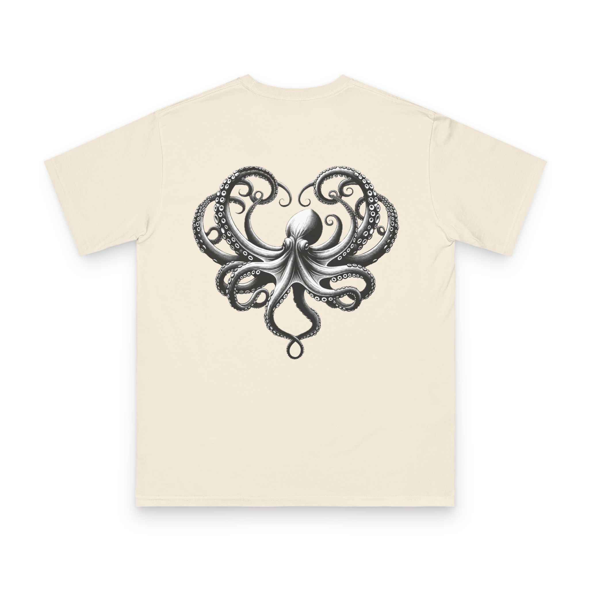 Black Octopus T-Shirt 12 OceanerosOcean Devotion Apparel Black Octopus T-Shirt