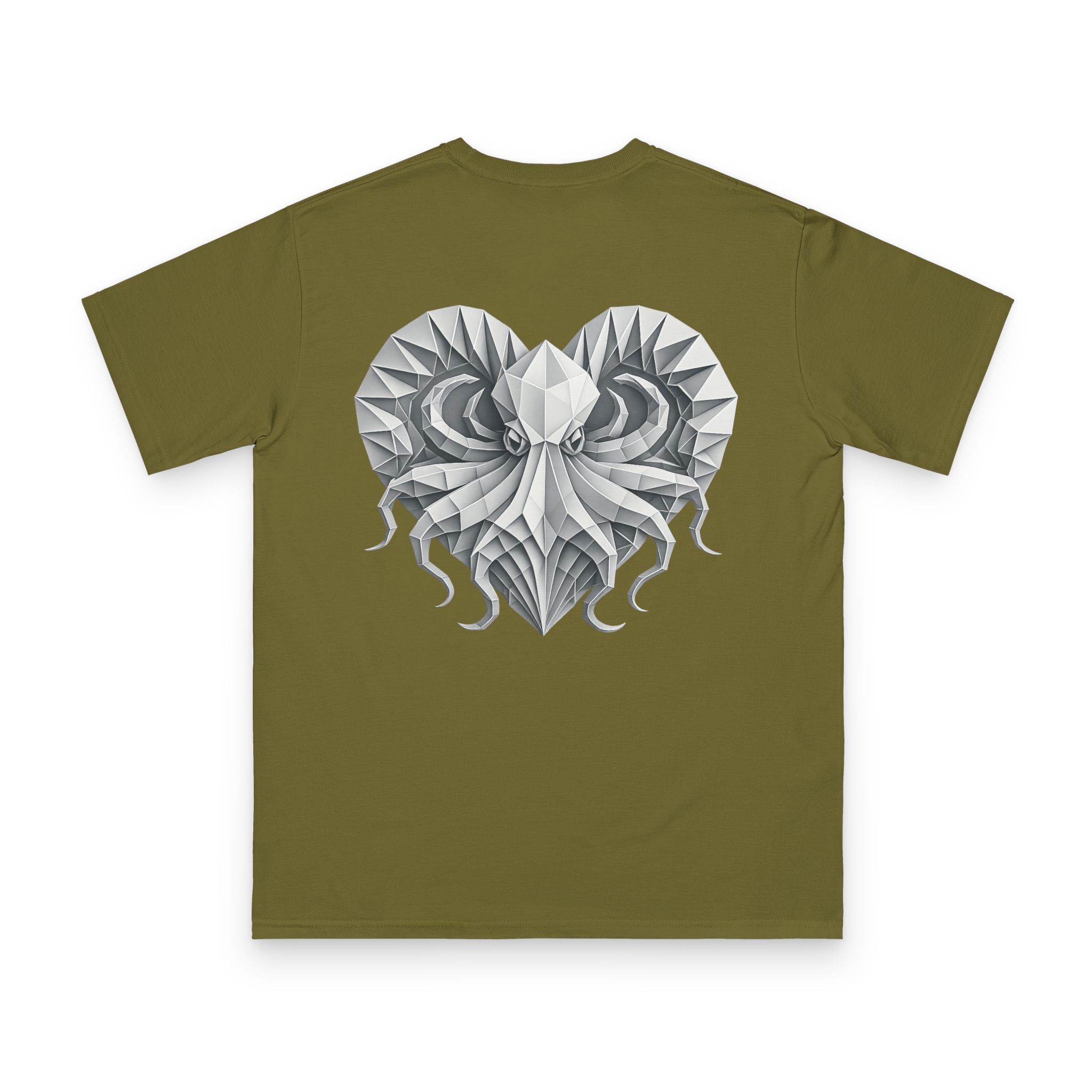 Origami Octopus T-Shirt 22 OceanerosOcean Devotion Apparel Origami Octopus T-Shirt