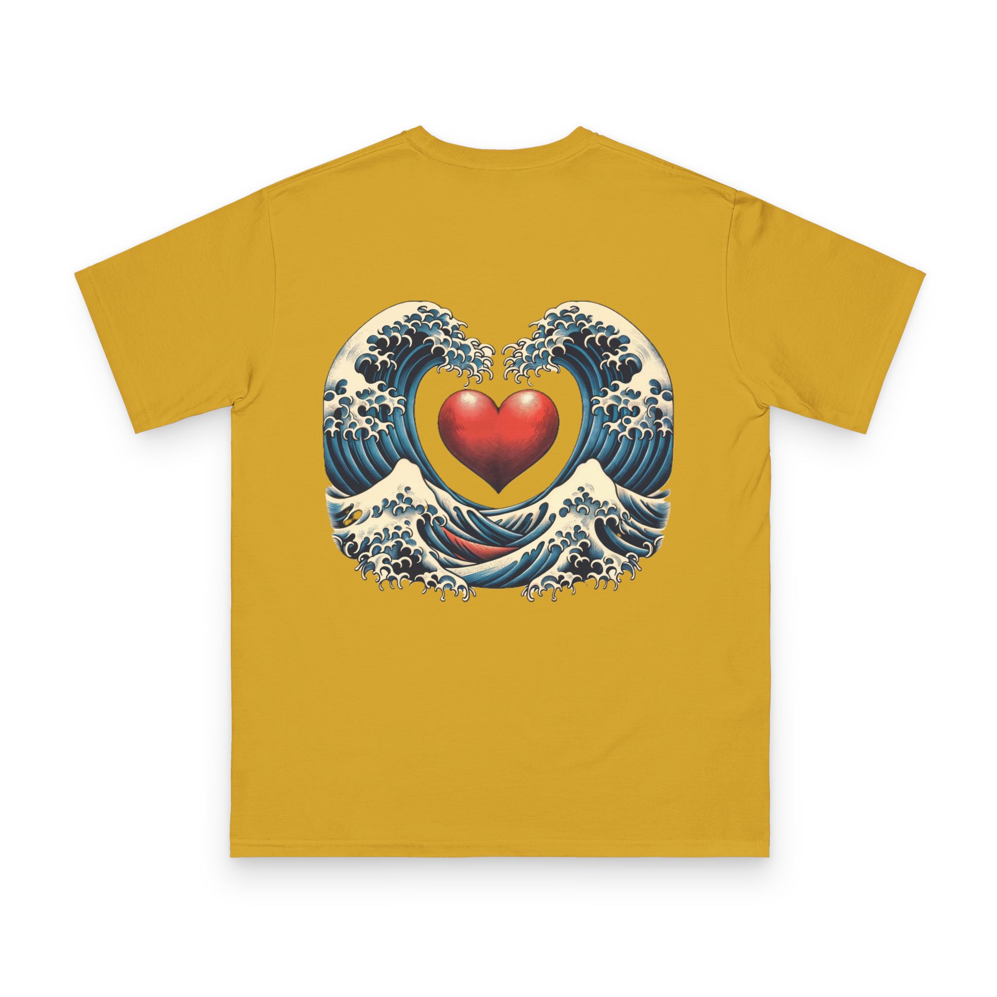 Hokusai Wave with Heart T-Shirt 14 OceanerosOcean Devotion Apparel Hokusai Wave with Heart T-Shirt