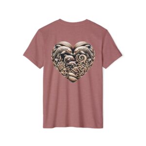 Unisex Recycled Organic T-Shirt - Dolphins printing