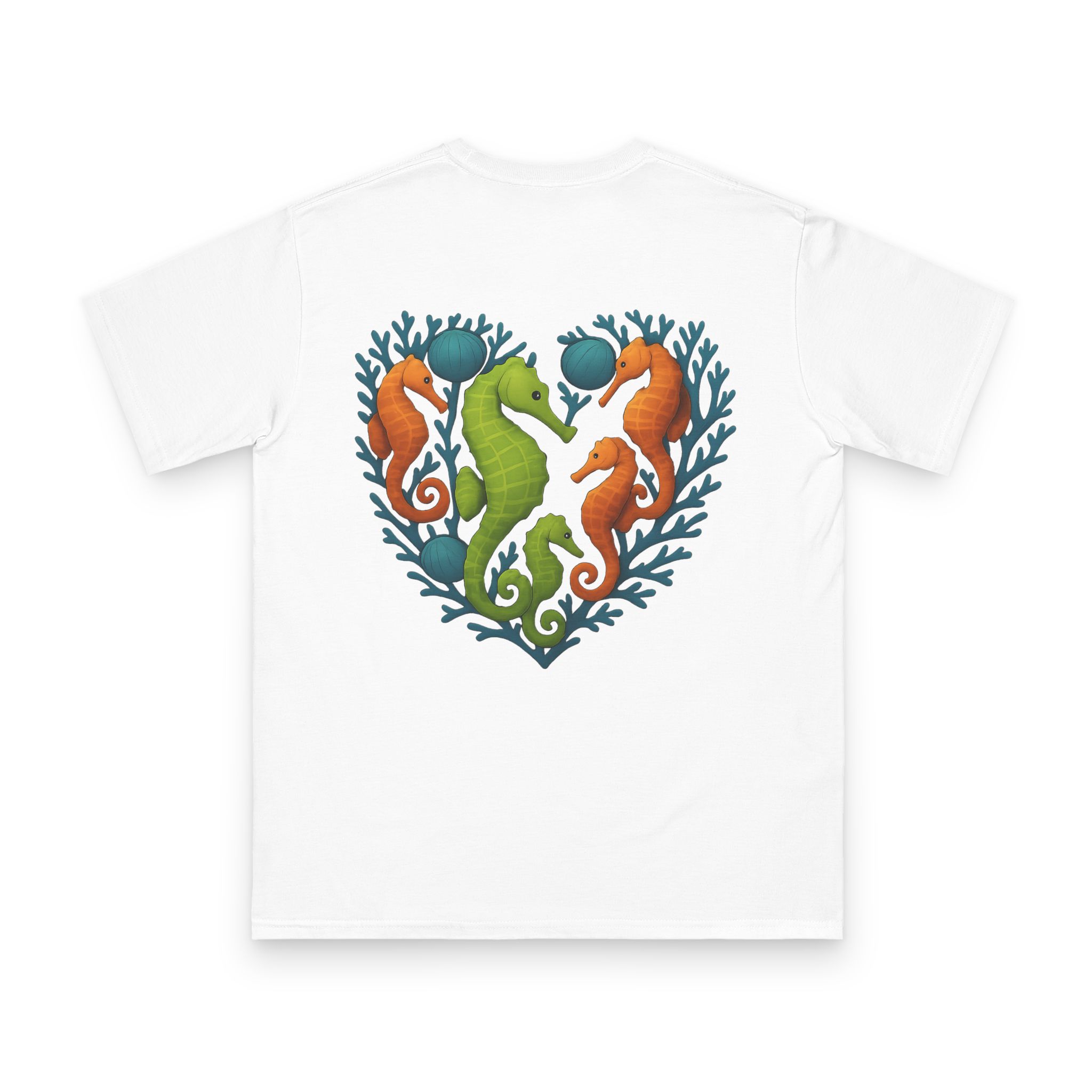 Reef Kinship Seahorse T-Shirt 4 OceanerosOcean Devotion Apparel Reef Kinship Seahorse T-Shirt