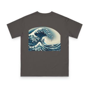 Hokusai Surfer and Fuji T-Shirt