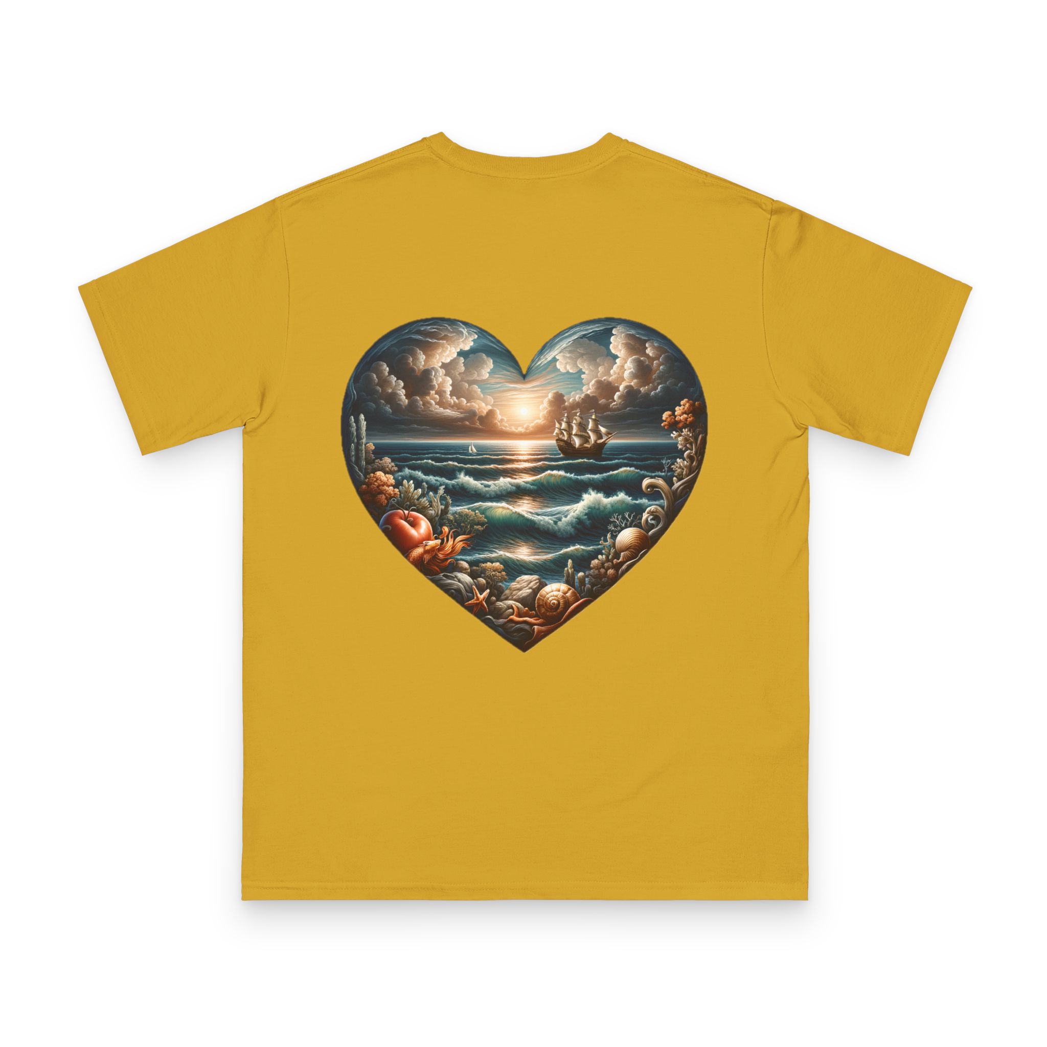 Organic Unisex Classic T-Shirt - Renaissance Boat 14 OceanerosOcean Devotion Apparel Organic Unisex Classic T-Shirt - Renaissance Boat
