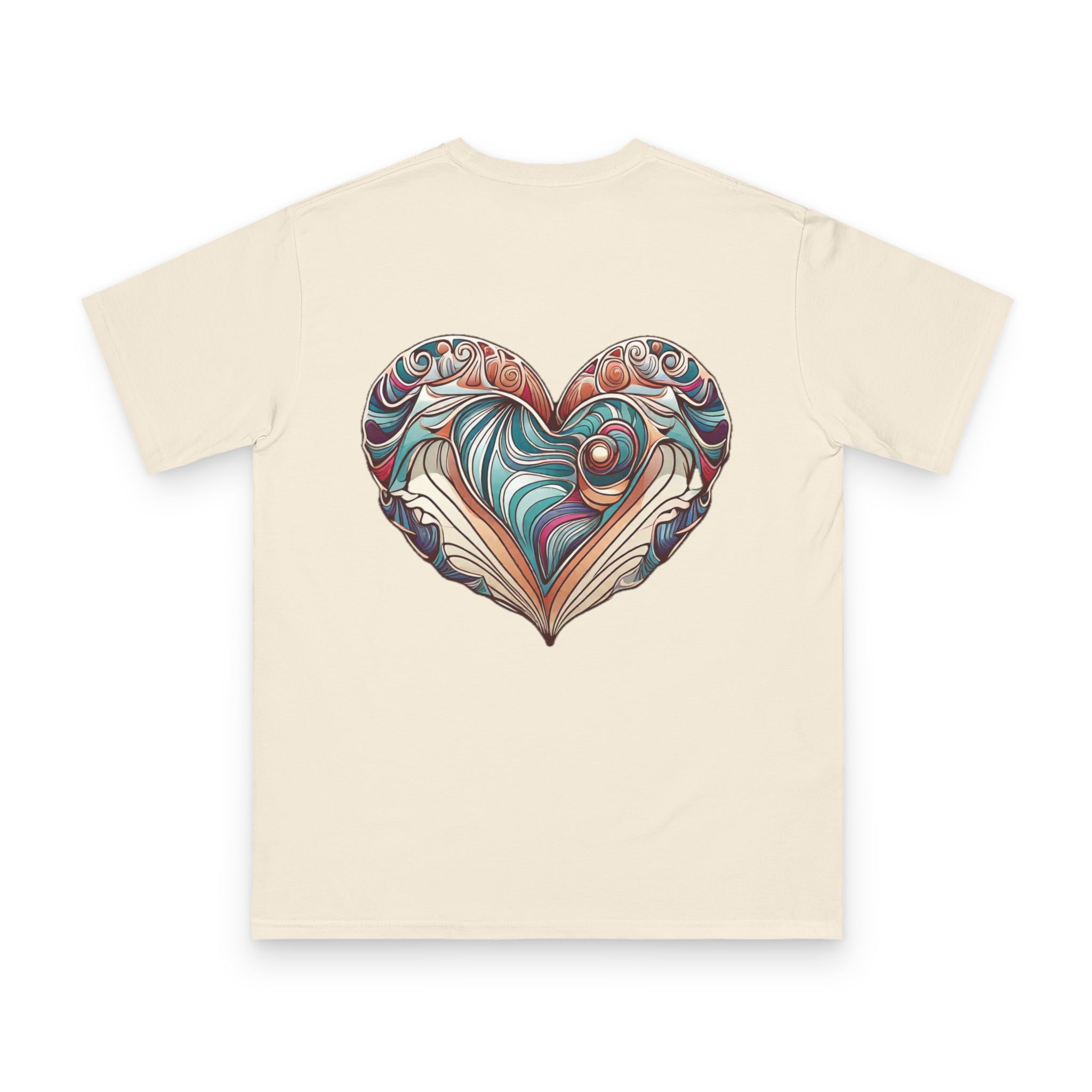 Shell linear - Organic Unisex Classic T-Shirt 4 OceanerosOcean Devotion Apparel Shell linear - Organic Unisex Classic T-Shirt