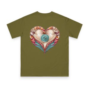 Oceaneros Heart-Shell Embrace T-Shirt