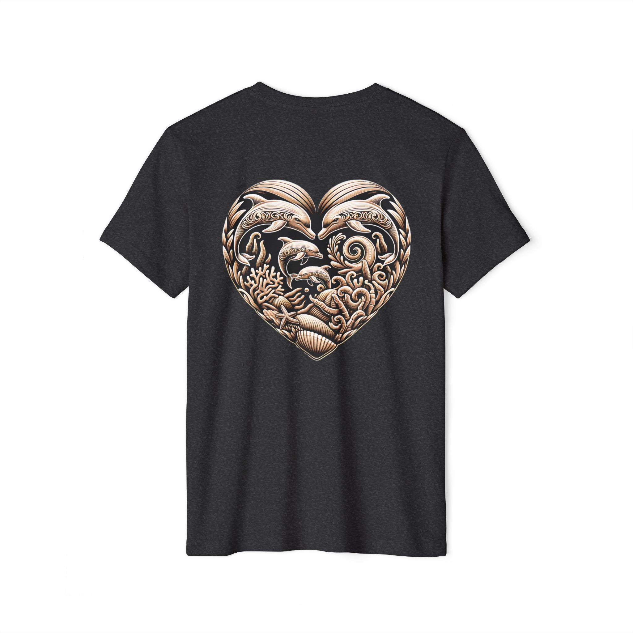 Unisex Recycled Organic T-Shirt - Dolphins printing 14 OceanerosOcean Devotion Apparel Unisex Recycled Organic T-Shirt - Dolphins printing