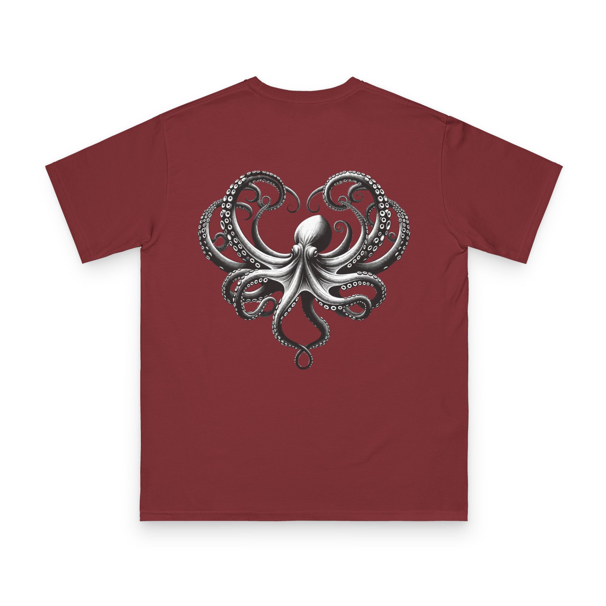 Black Octopus T-Shirt 10 OceanerosOcean Devotion Apparel Black Octopus T-Shirt